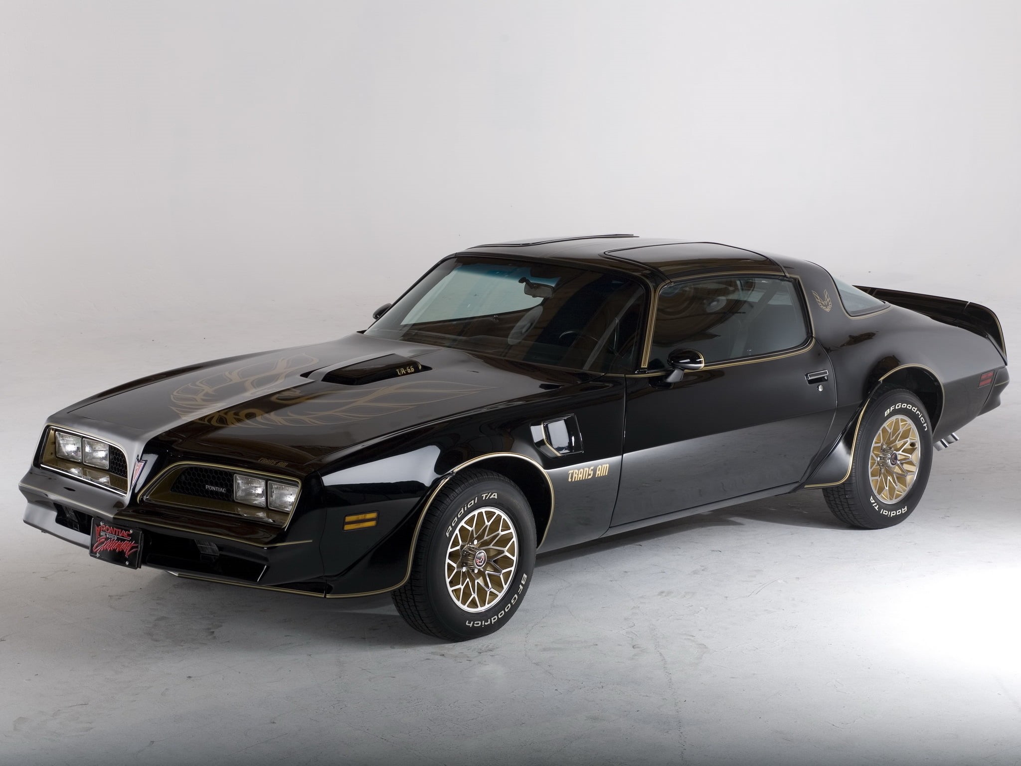 Wallpaper / 1978, Pontiac, motor vehicle, day, studio shot, copy space, black, bandit, transportation, convertible, no people, trans am, car, coupe, stationary, mode of transportation free download
