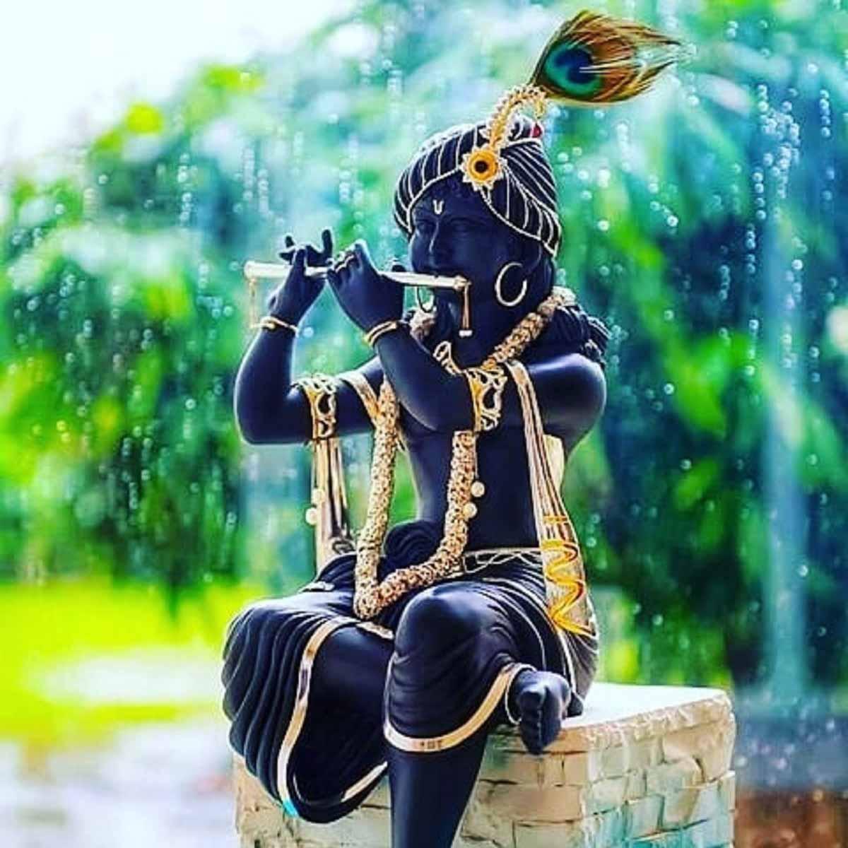 Dark Krishna Wallpaper