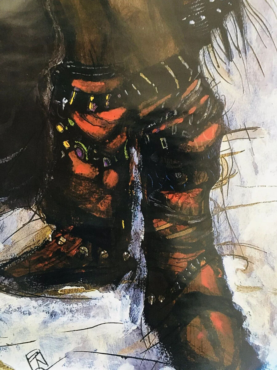 Roll Type】 The Guin Saga: Illustrated by Yoshitaka Amano / Not Poster