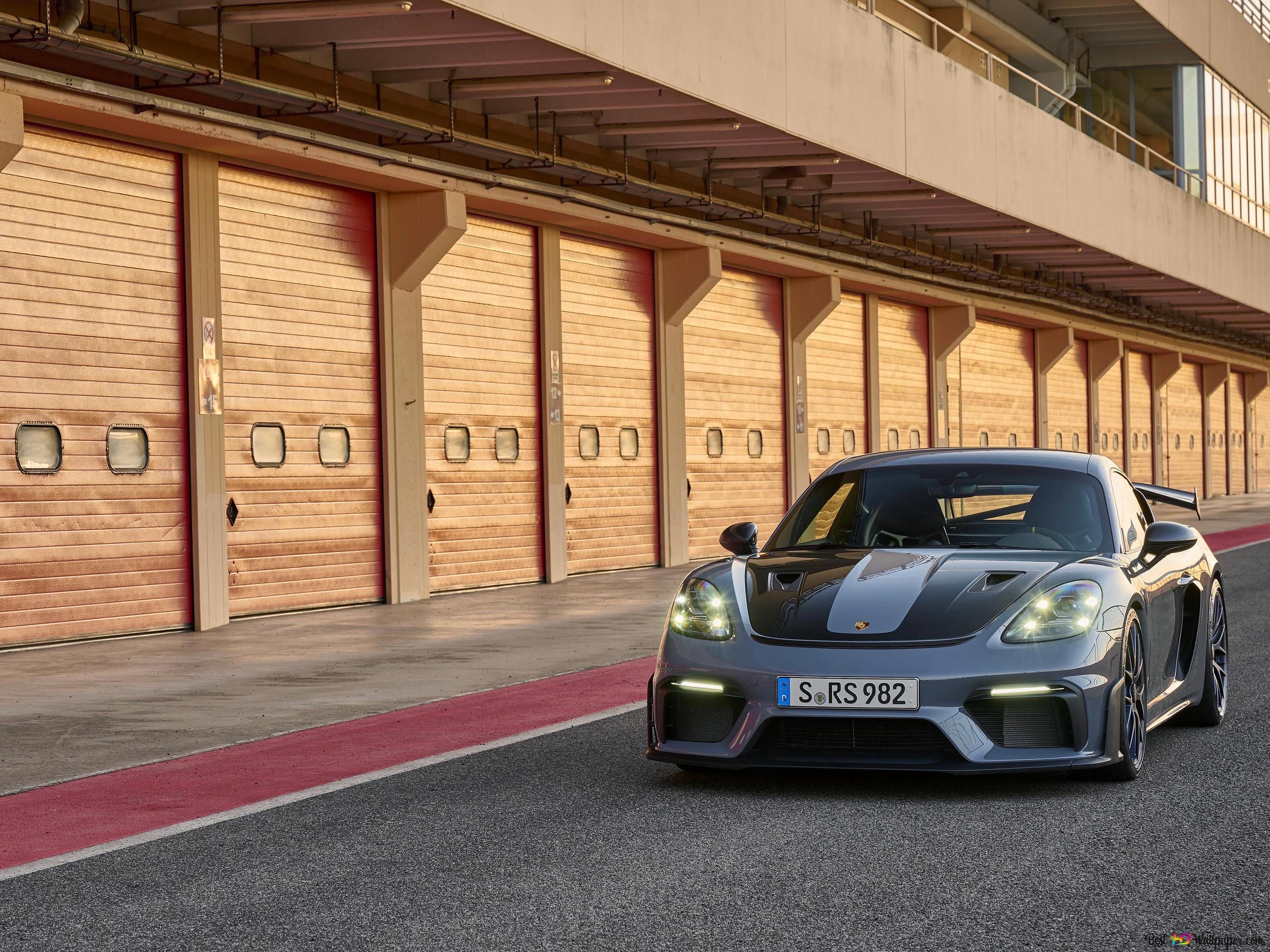 Porsche 718 Cayman GT4 RS 4K wallpaper download