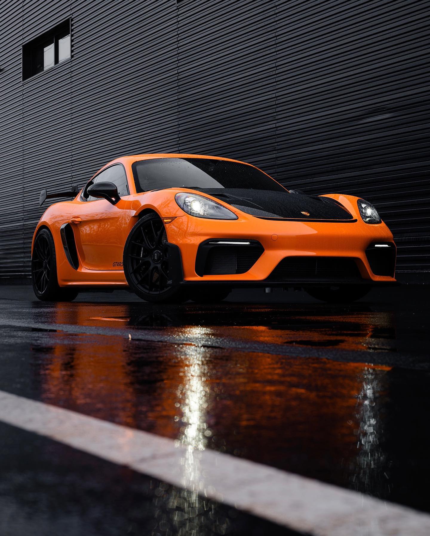 Gulf Orange 2023 Porsche 718 Cayman GT4 RS