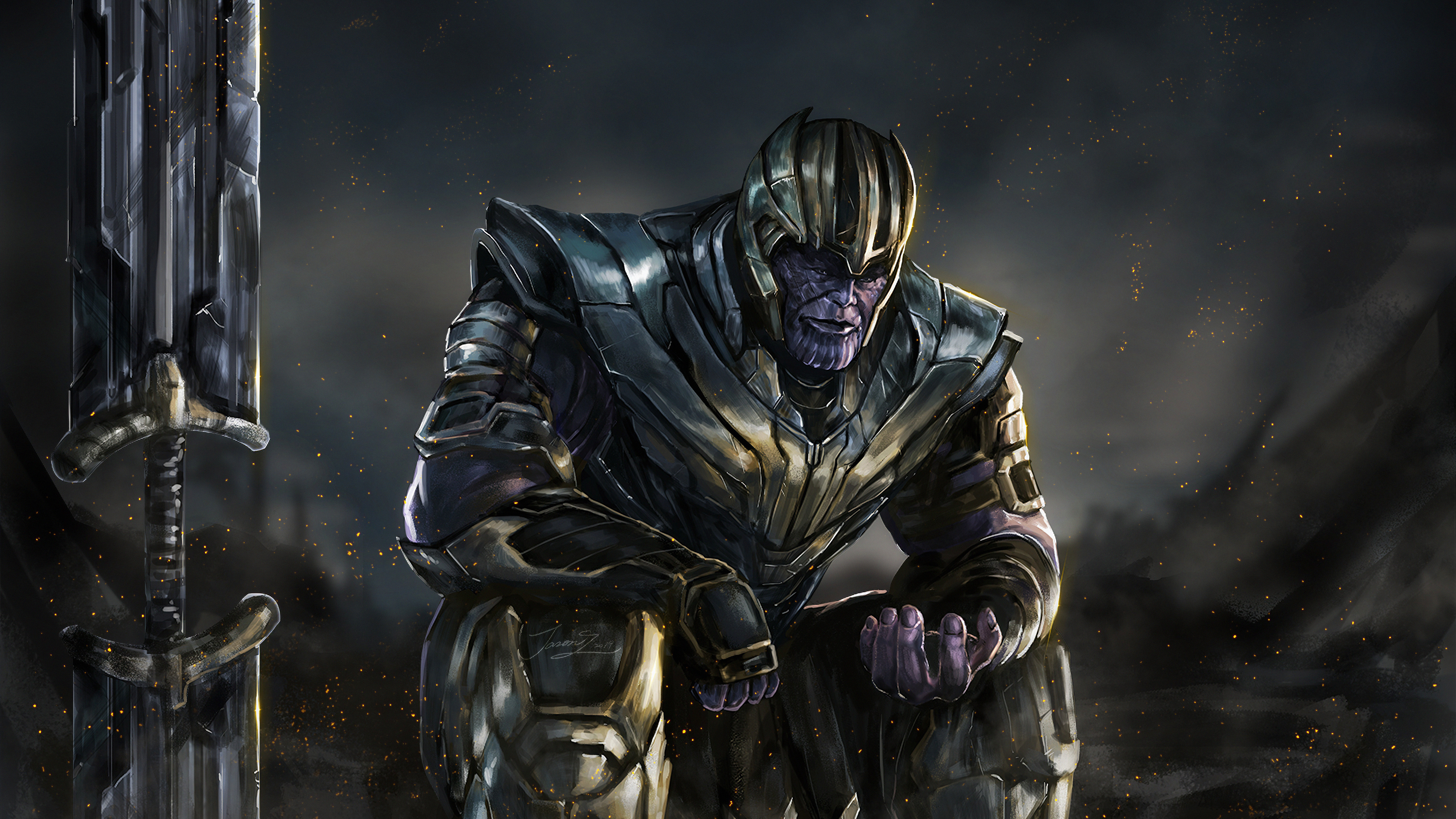 Free download Wallpaper 4k Thanos New Art 2019 4k wallpaper artwork wallpaper [3840x2160] for your Desktop, Mobile & Tablet. Explore Thanos Wallpaper. Thanos HD Wallpaper, Thanos Wallpaper HD, Fortnite Thanos Wallpaper