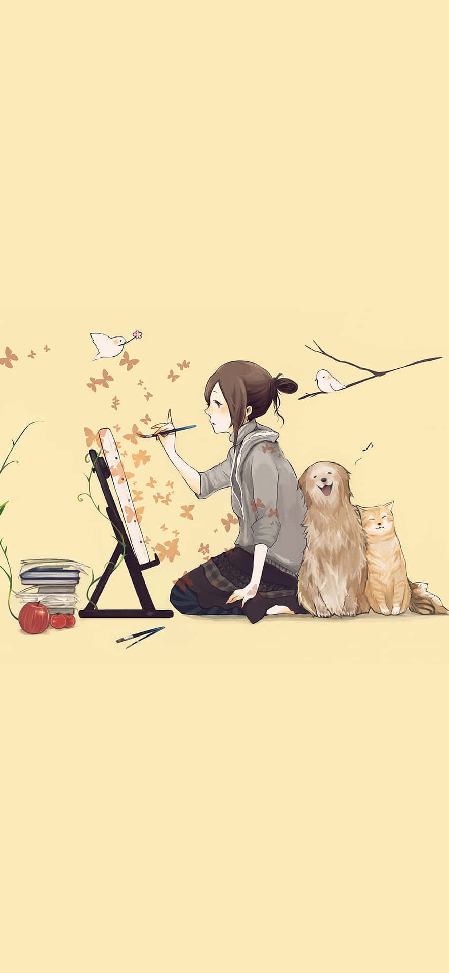 Download Studious Artist Wallpaper