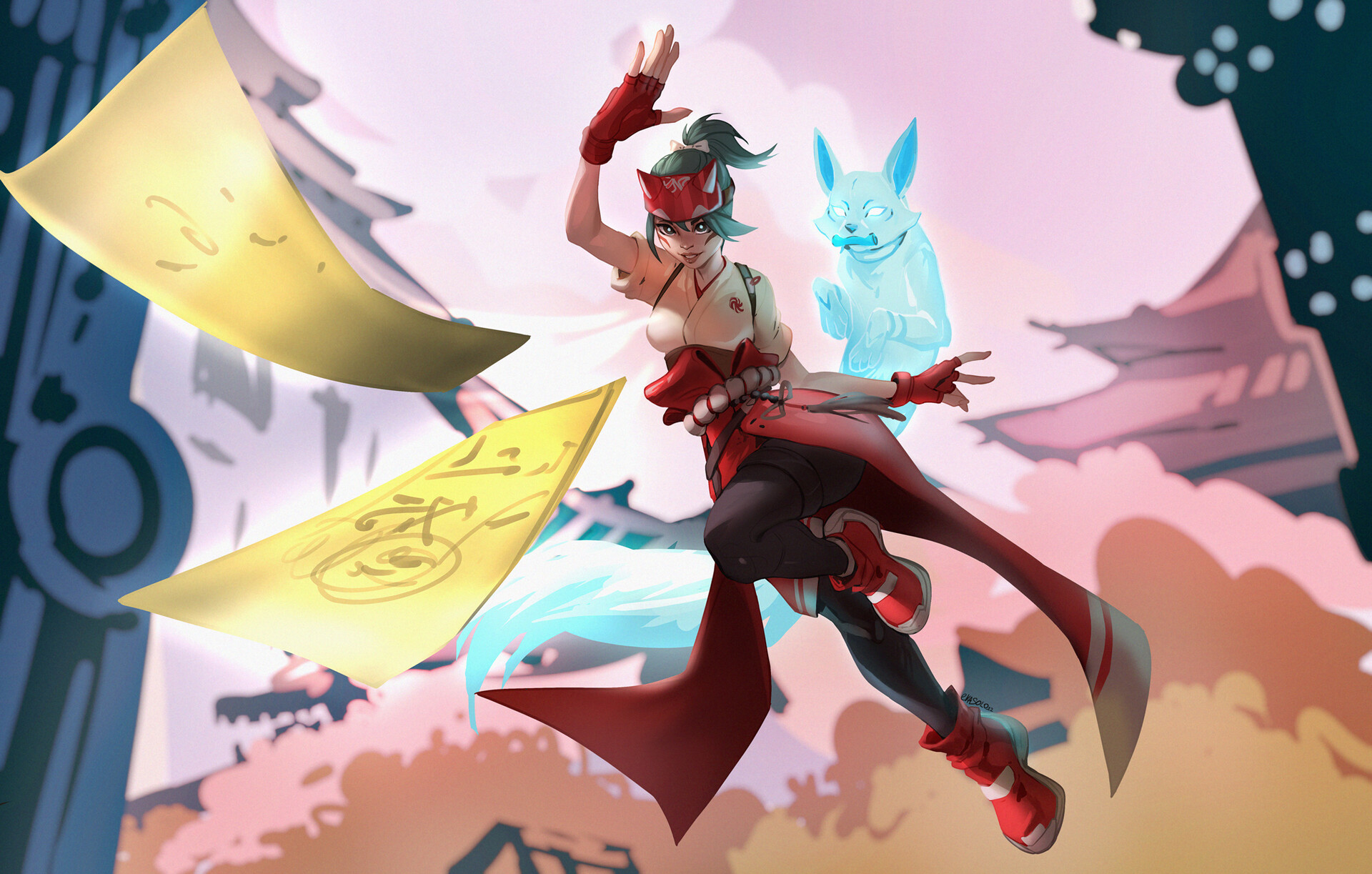 Kiriko (Overwatch) HD Wallpaper and Background