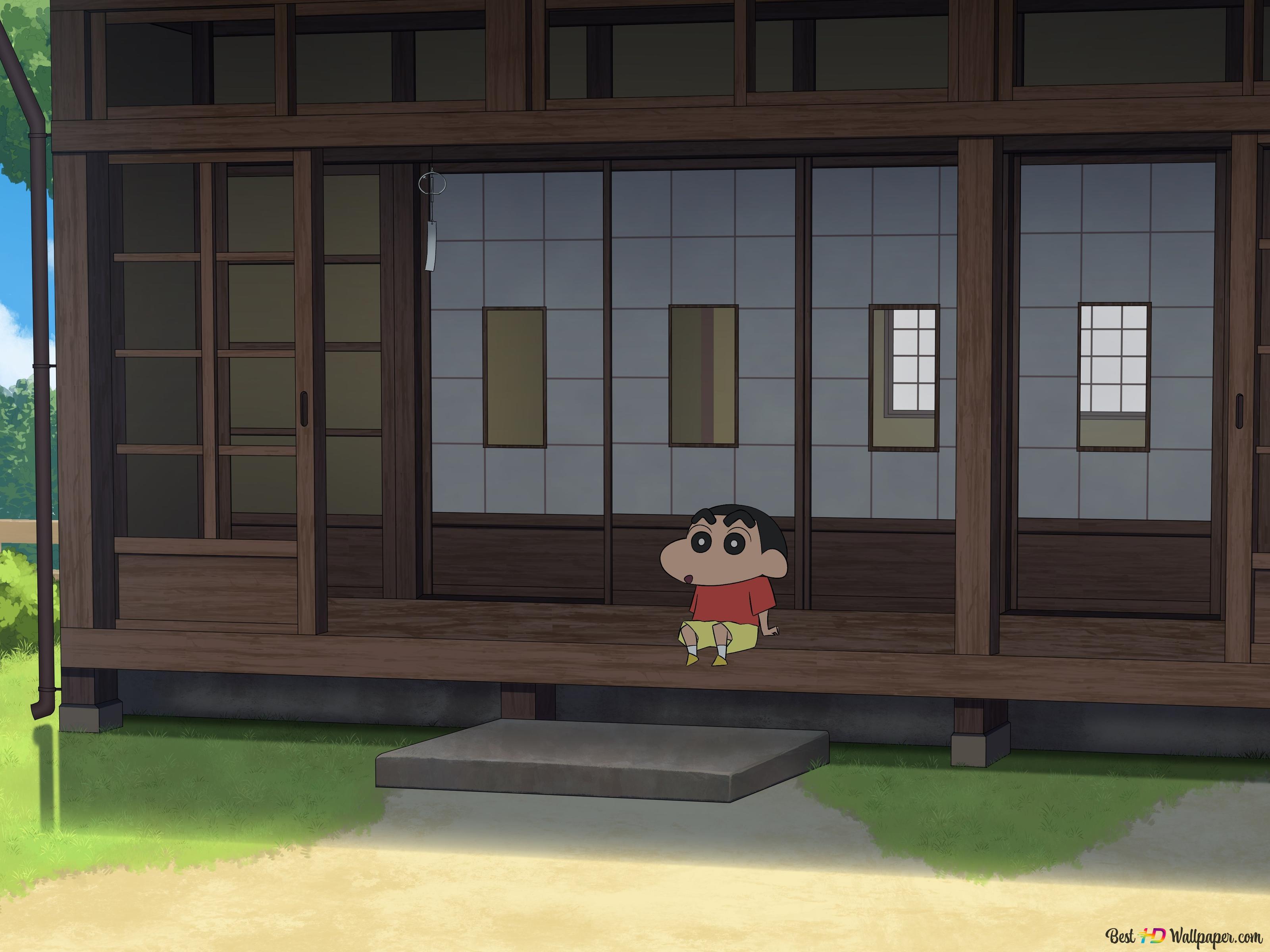 Shinchan Cartoon 4K wallpaper download