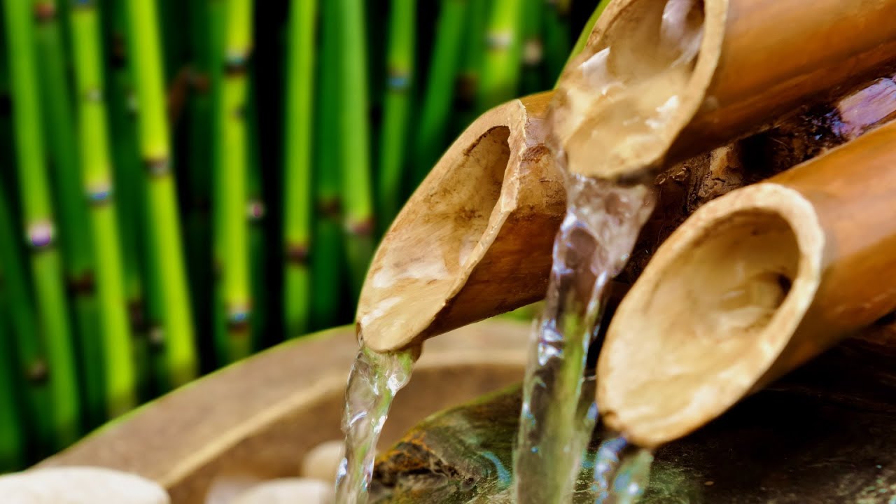 BAMBOO WATER FOUNTAIN. Relax & Get Your Zen On