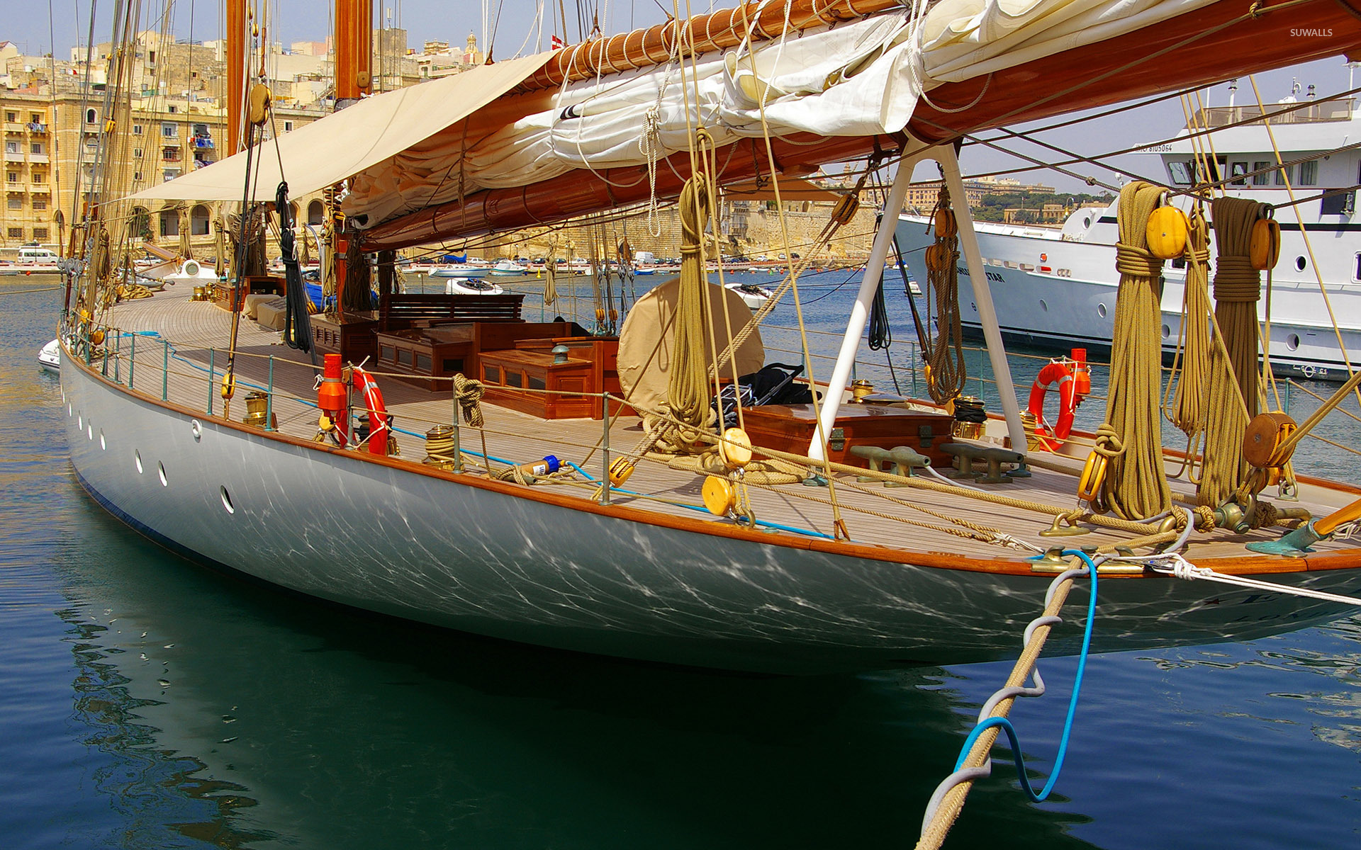 Sailing boat wallpaper wallpaper