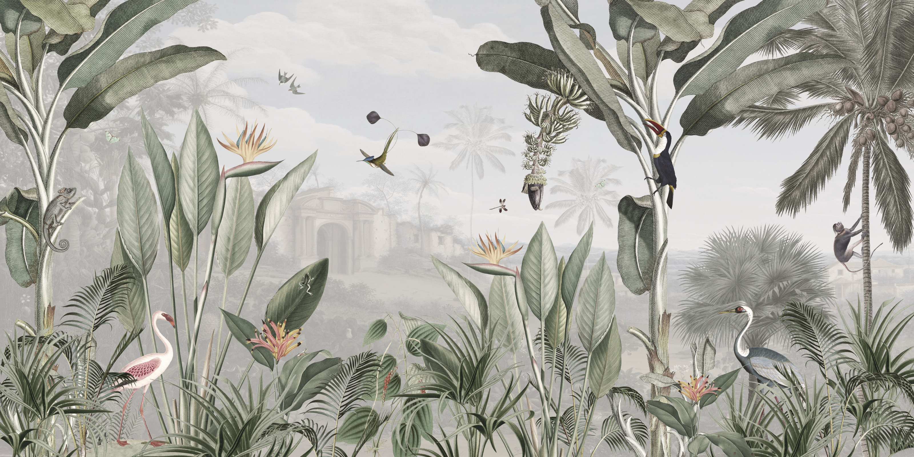 Botanical Beauty Jungle Wallpaper Mural Your Way