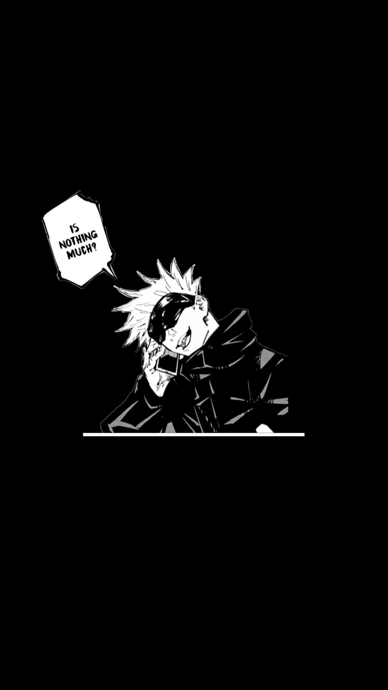 Jujutsu kaisen//Black Wallpaper