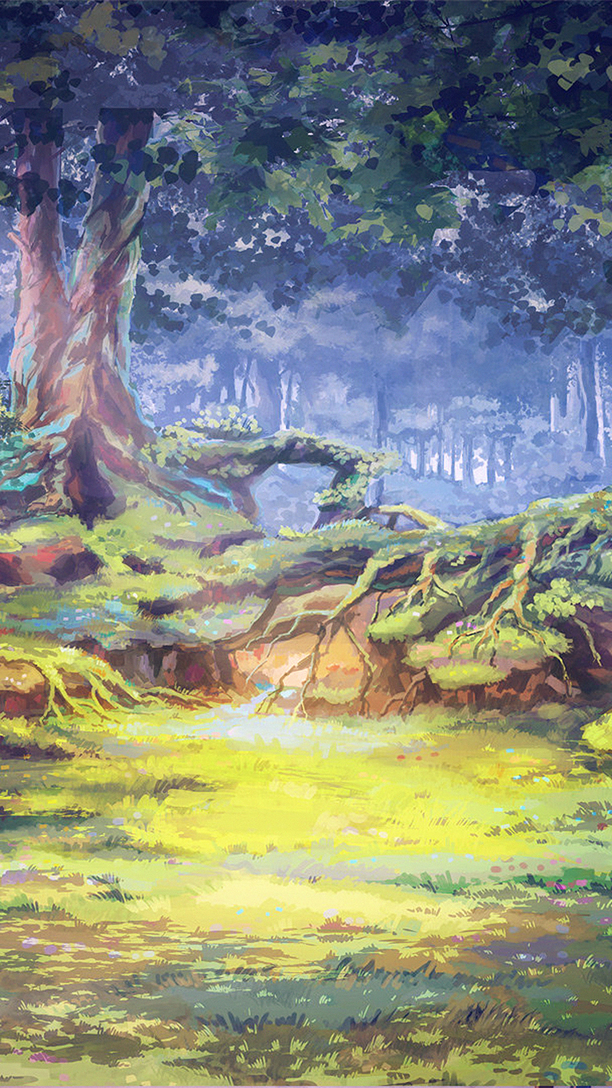 iPhone X wallpaper. arseniy chebynkin nature illustration art forest