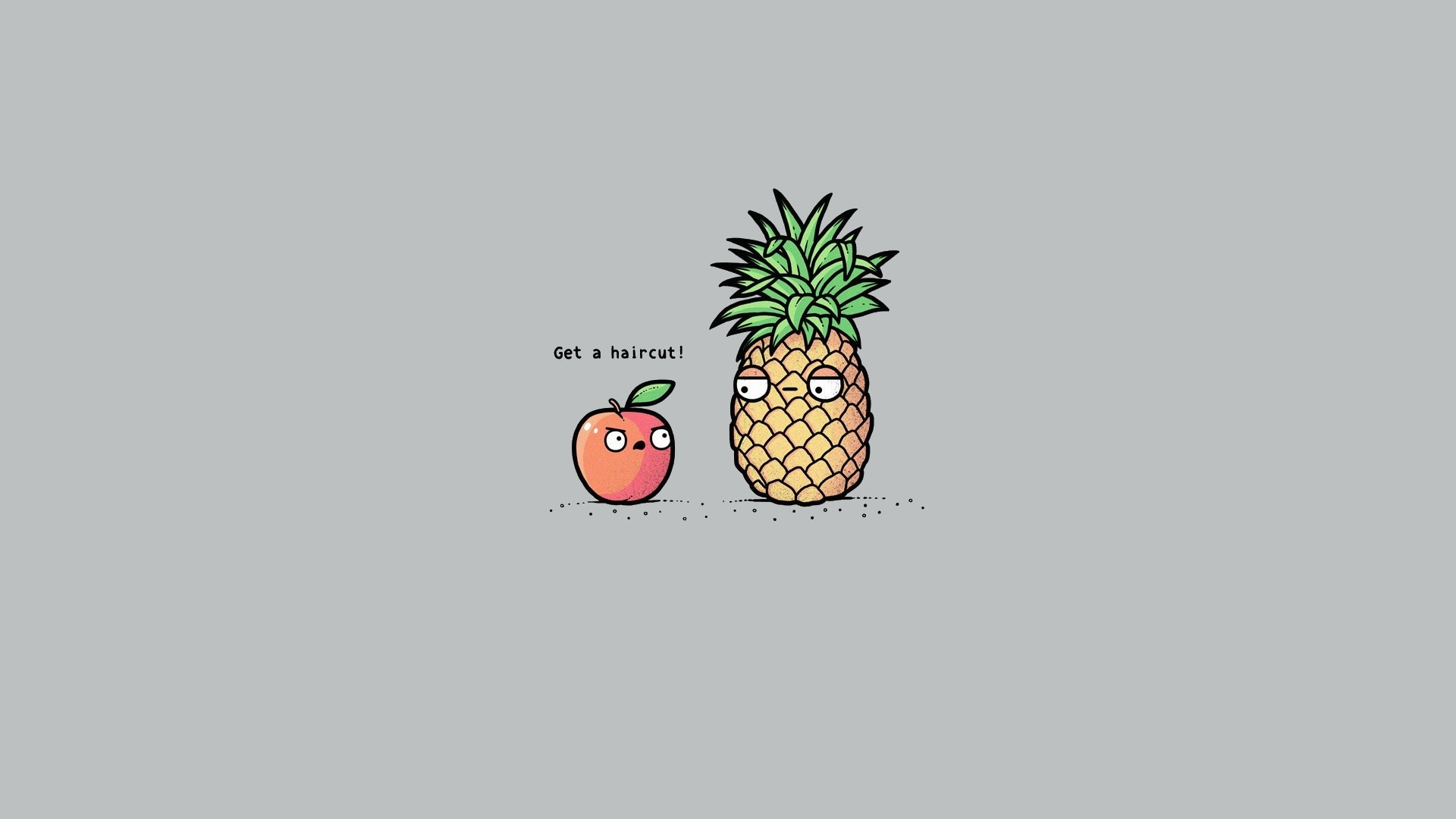 illustration, minimalism, logo, fruit, cartoon, plant, produce Gallery HD Wallpaper