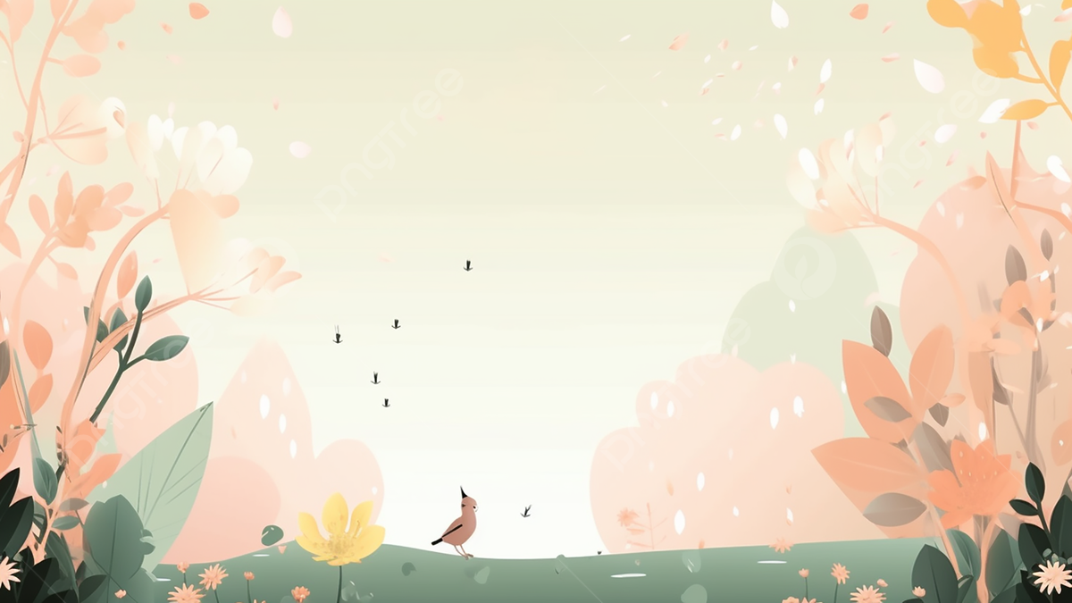 Illustration Of Cartoon Plant Background, Cartoon, Plant, Background Background Image And Wallpaper for Free Download