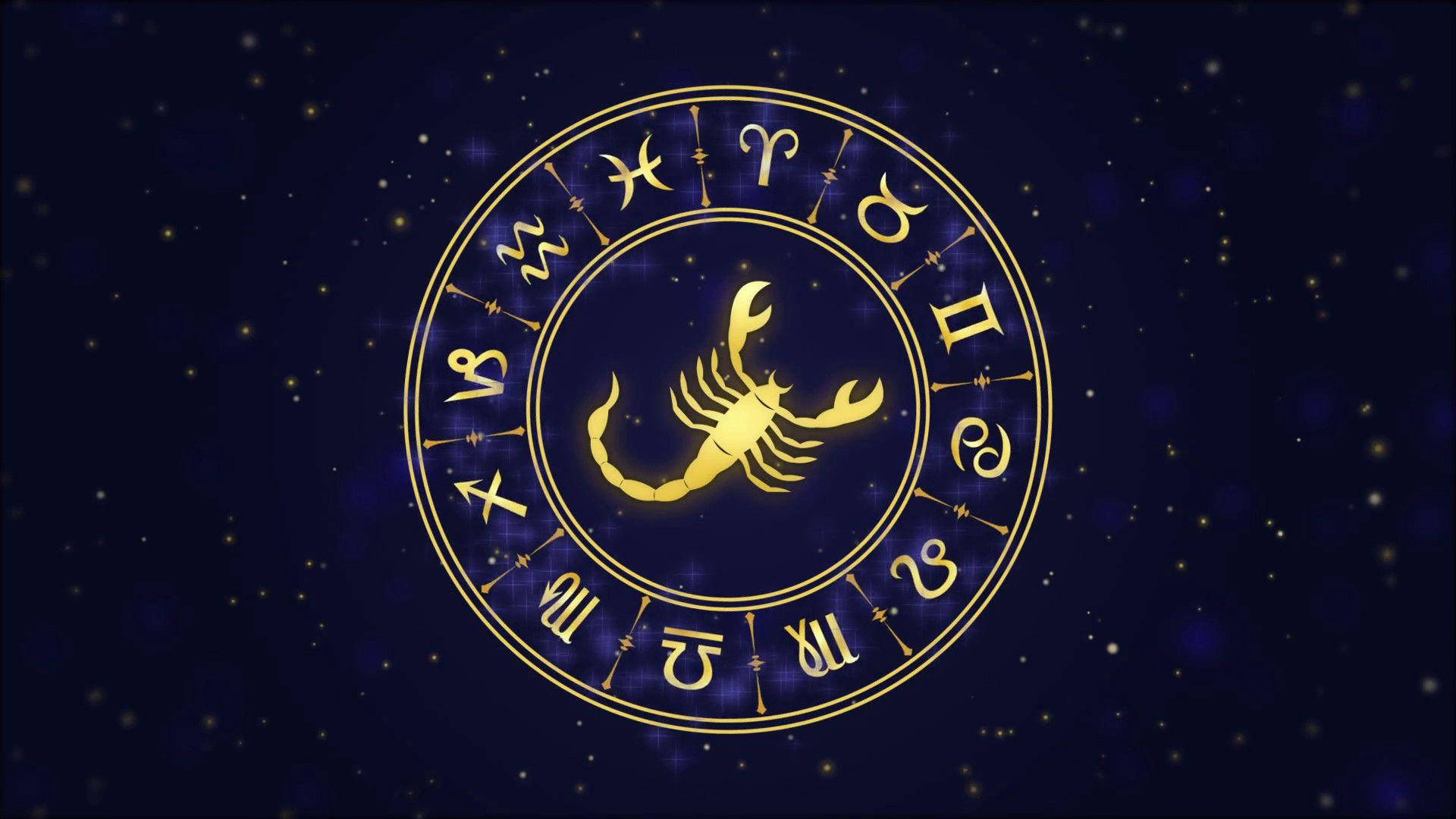 Download Scorpio And Astrological Signs Wallpaper