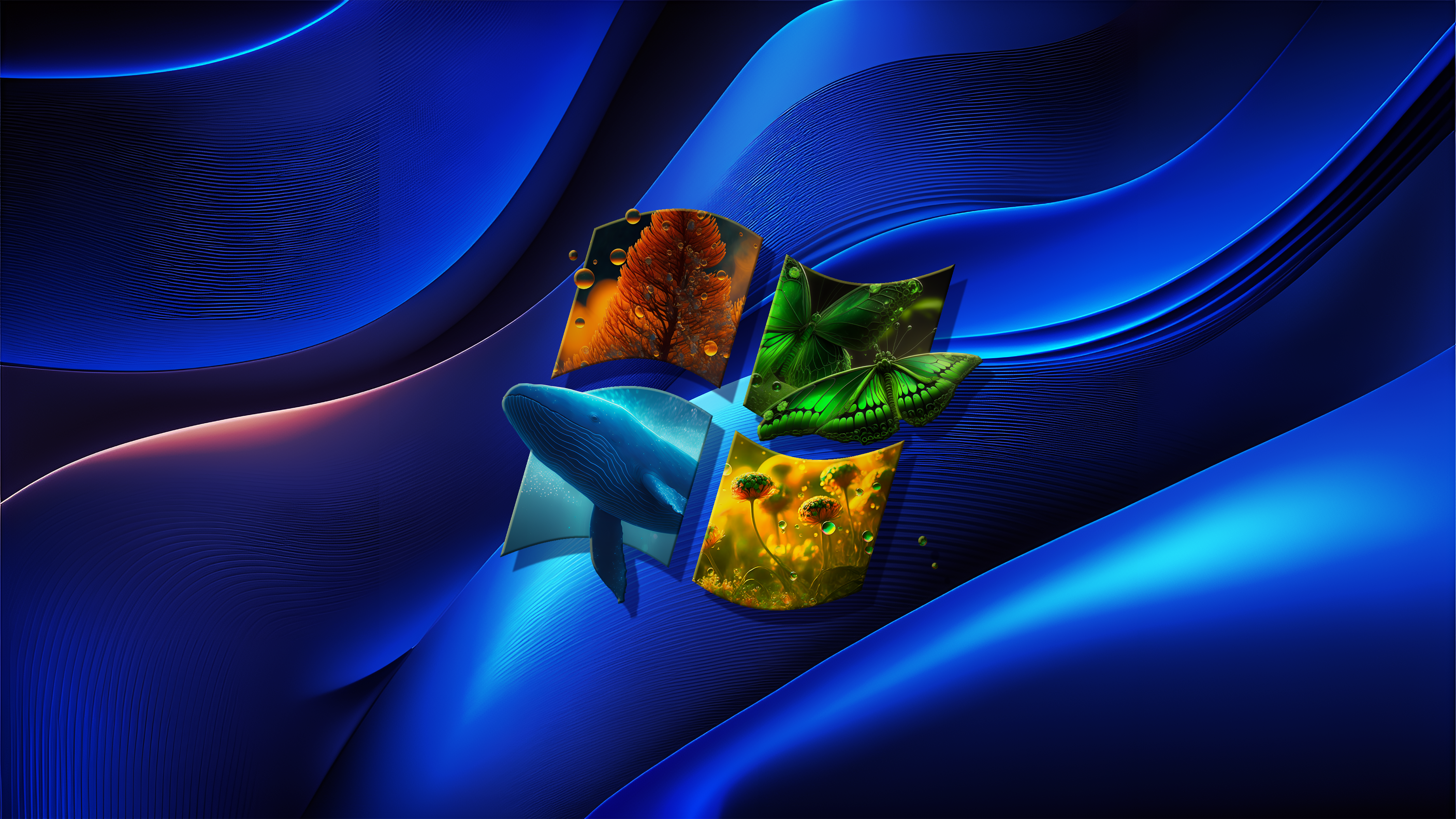 Made a windows 7 inspired wallpaper (Midjourney + GFPGAN + Photohop)
