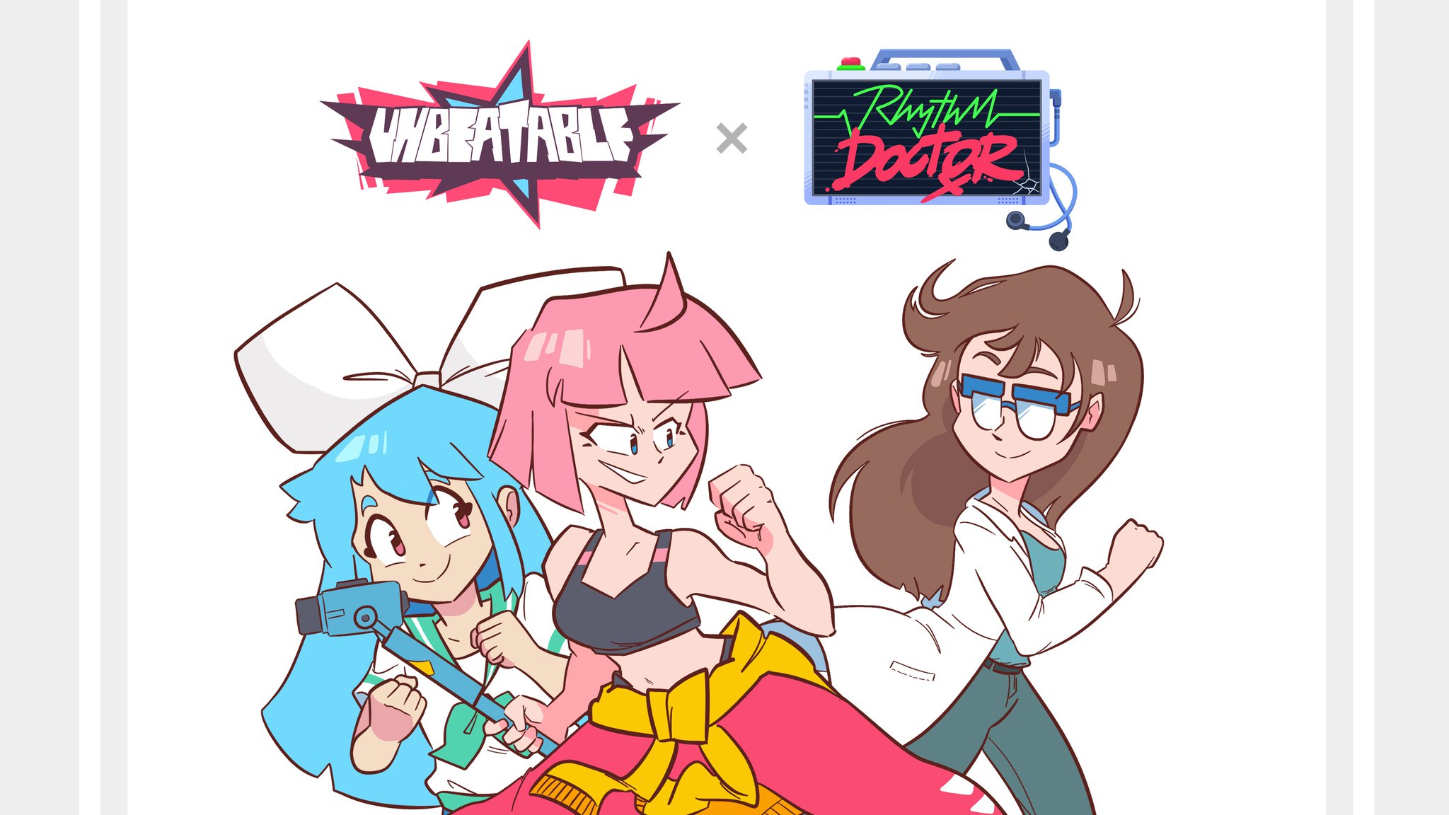 Rhythm Doctor บน X: We're excited to announce the UNBEATABLE x Rhythm Doctor collab! You can now play Worn Out Tapes in Rhythm Doctor! We had a blast putting this level together