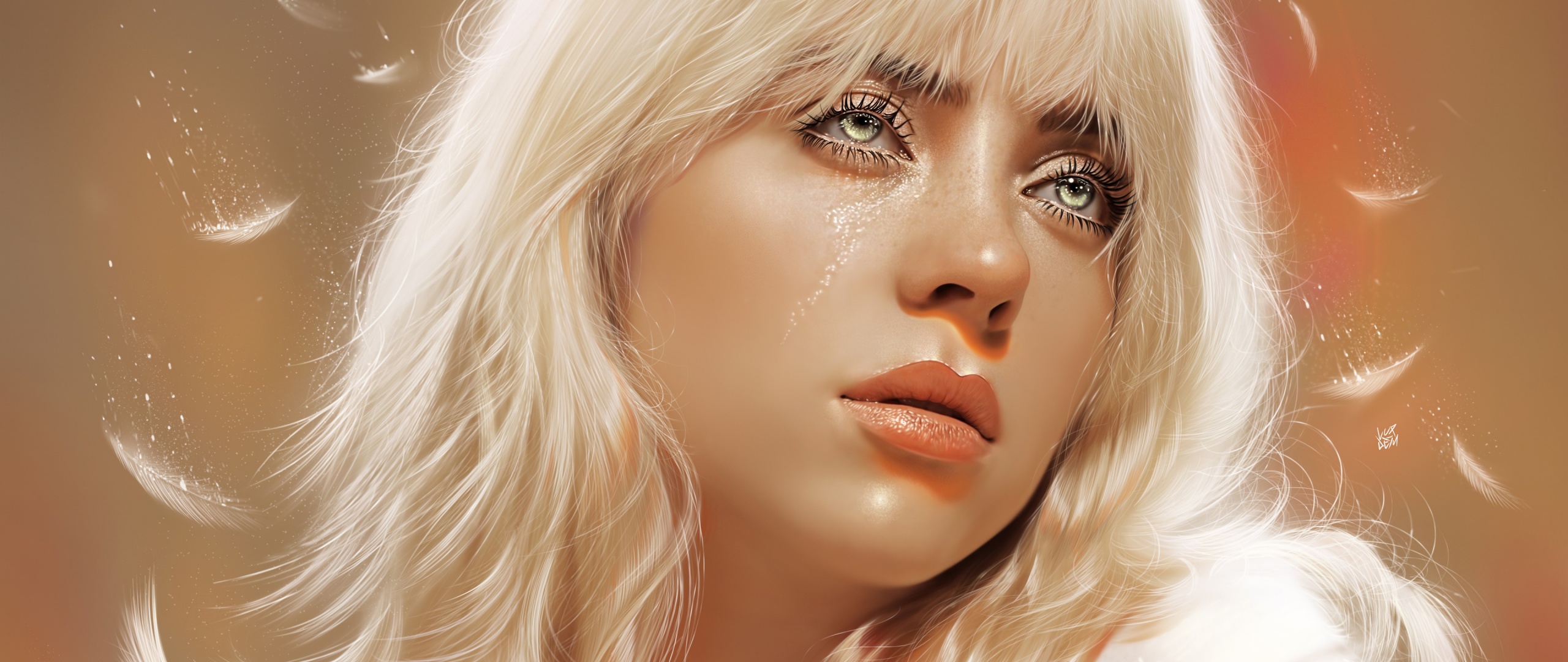 Billie Eilish Wallpaper 4K, Artwork, American singer