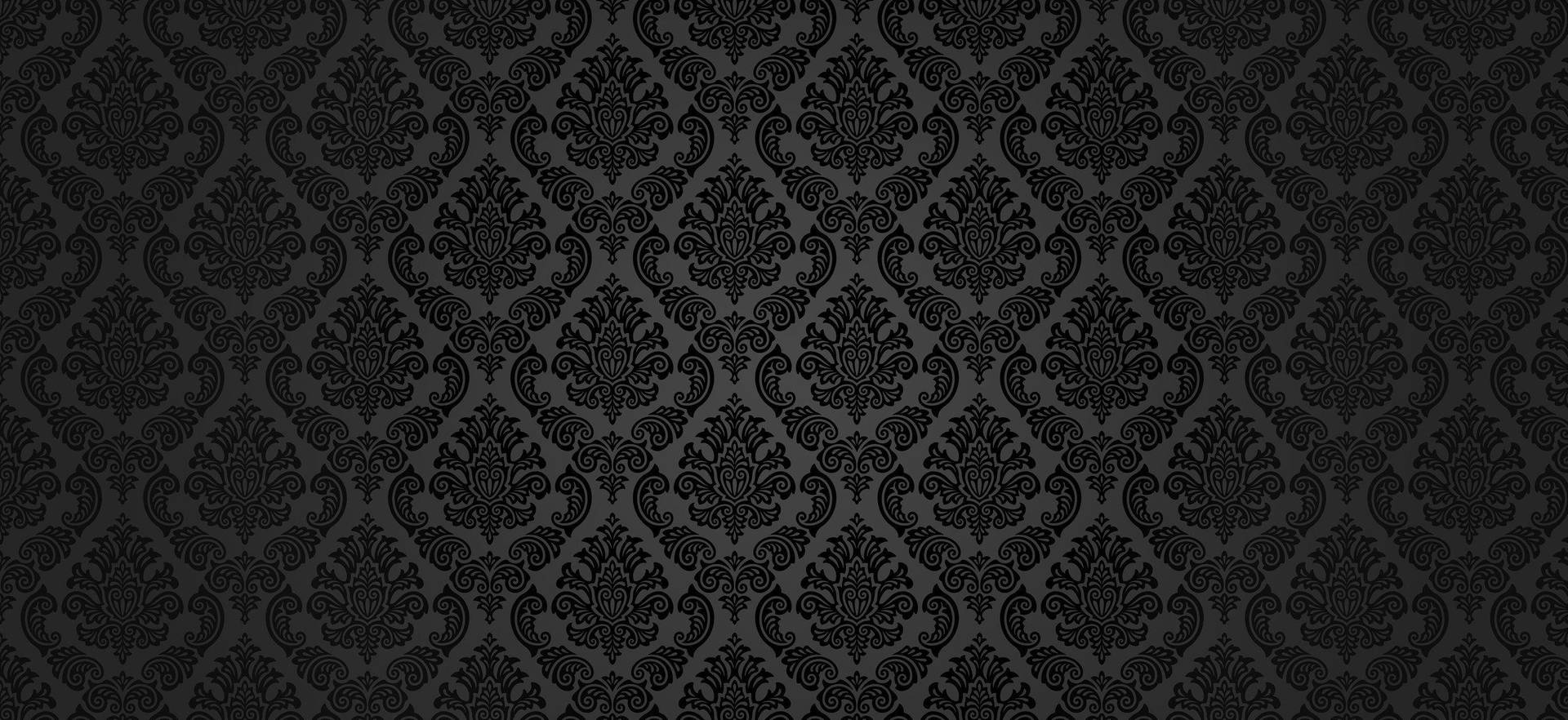 Download Classic Black Baroque Pattern Wallpaper