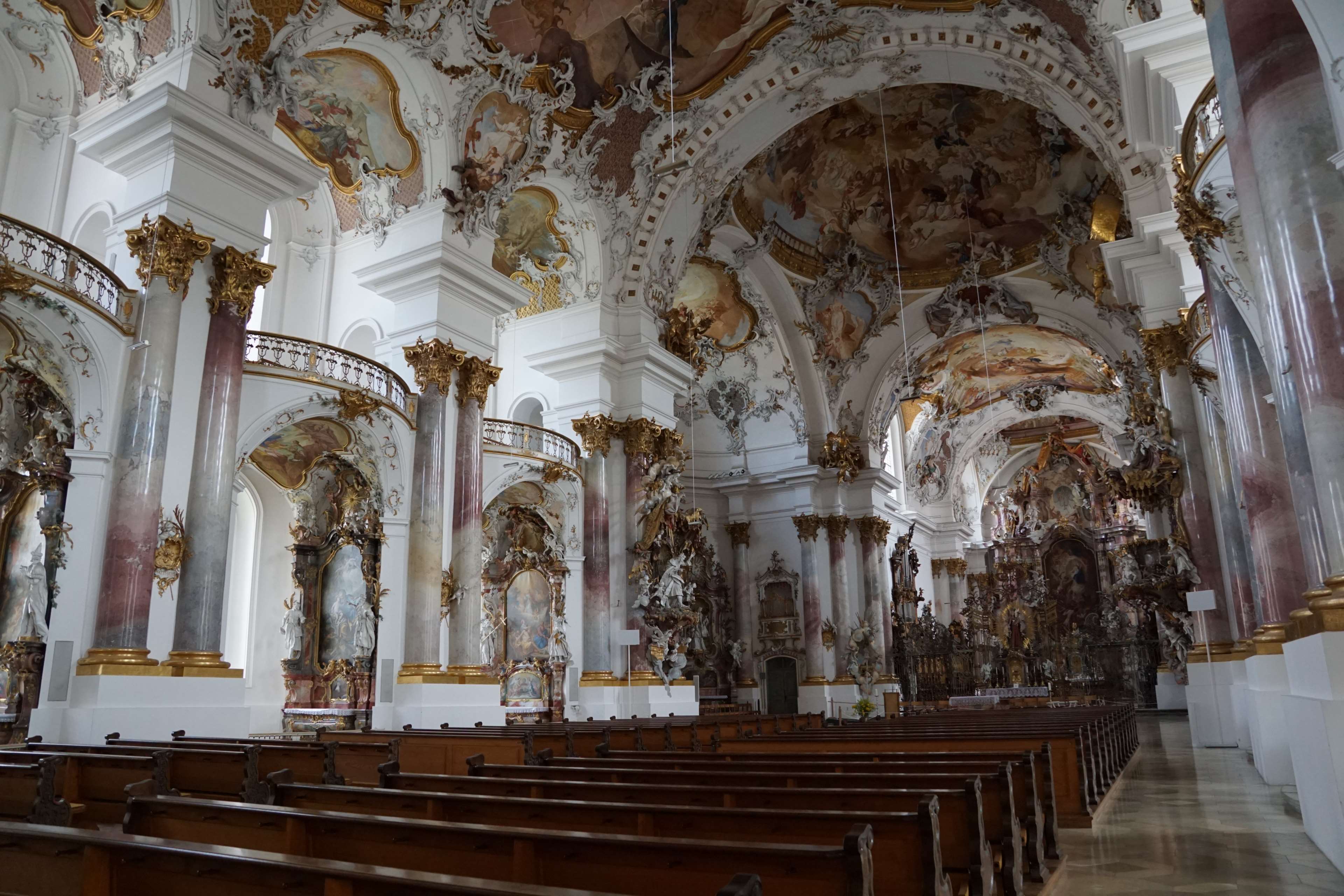 baroque, cathedral of our lady of guadalupe, catholic, church, lake constance, lindau, mnster, organ 4k wallpaper