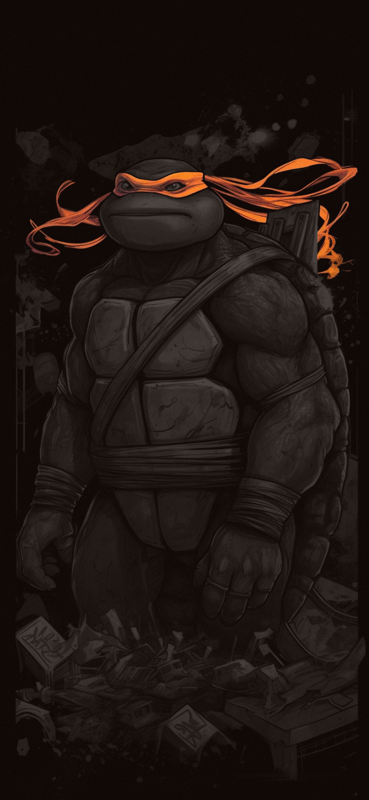 TMNT Michelangelo Classic Wallpaper Turtles Wallpaper