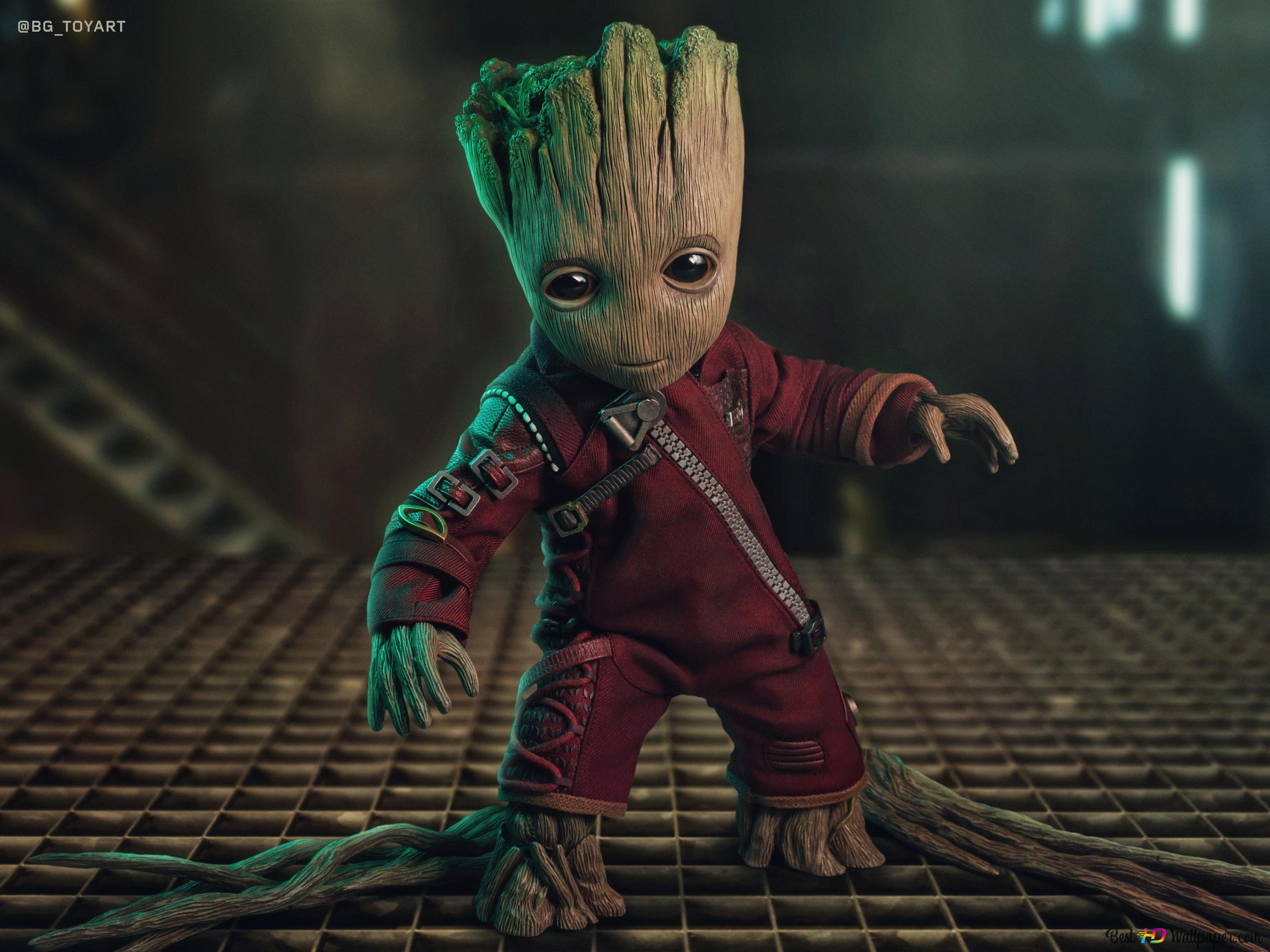Baby Groot 4K wallpaper download