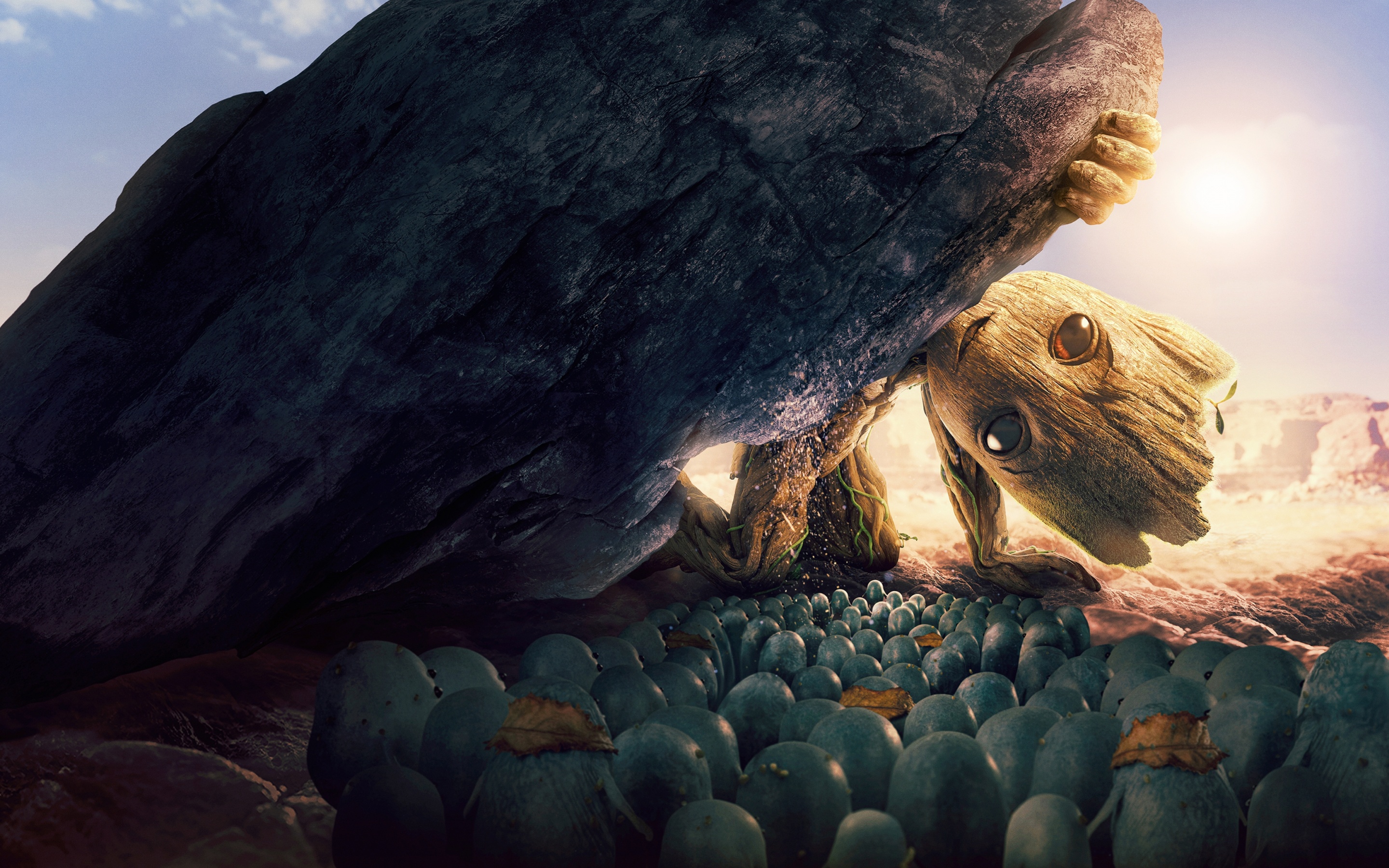 I Am Groot Wallpaper 4K, Marvel Comics, TV series