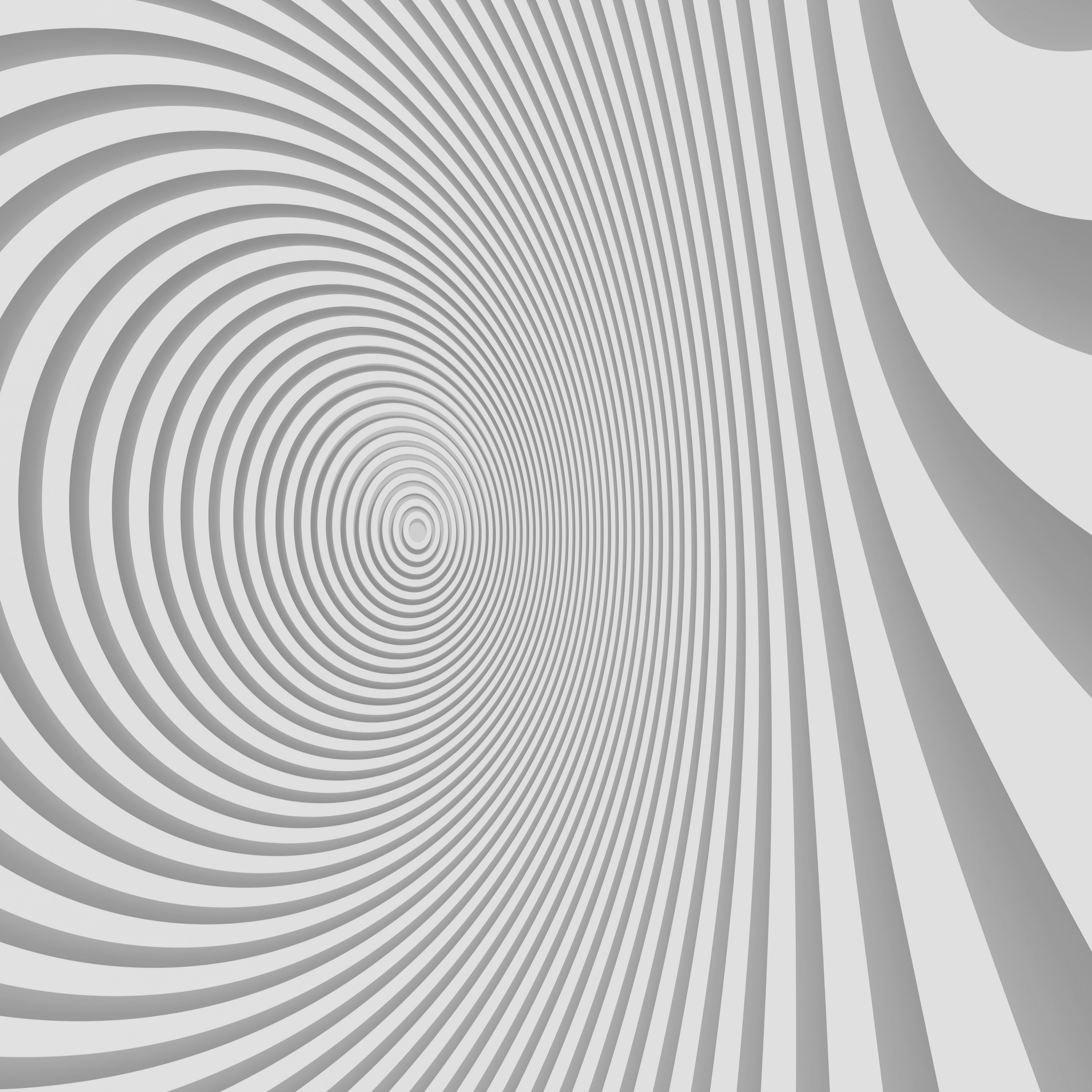 Minimalist Abstract Curve Design iPad