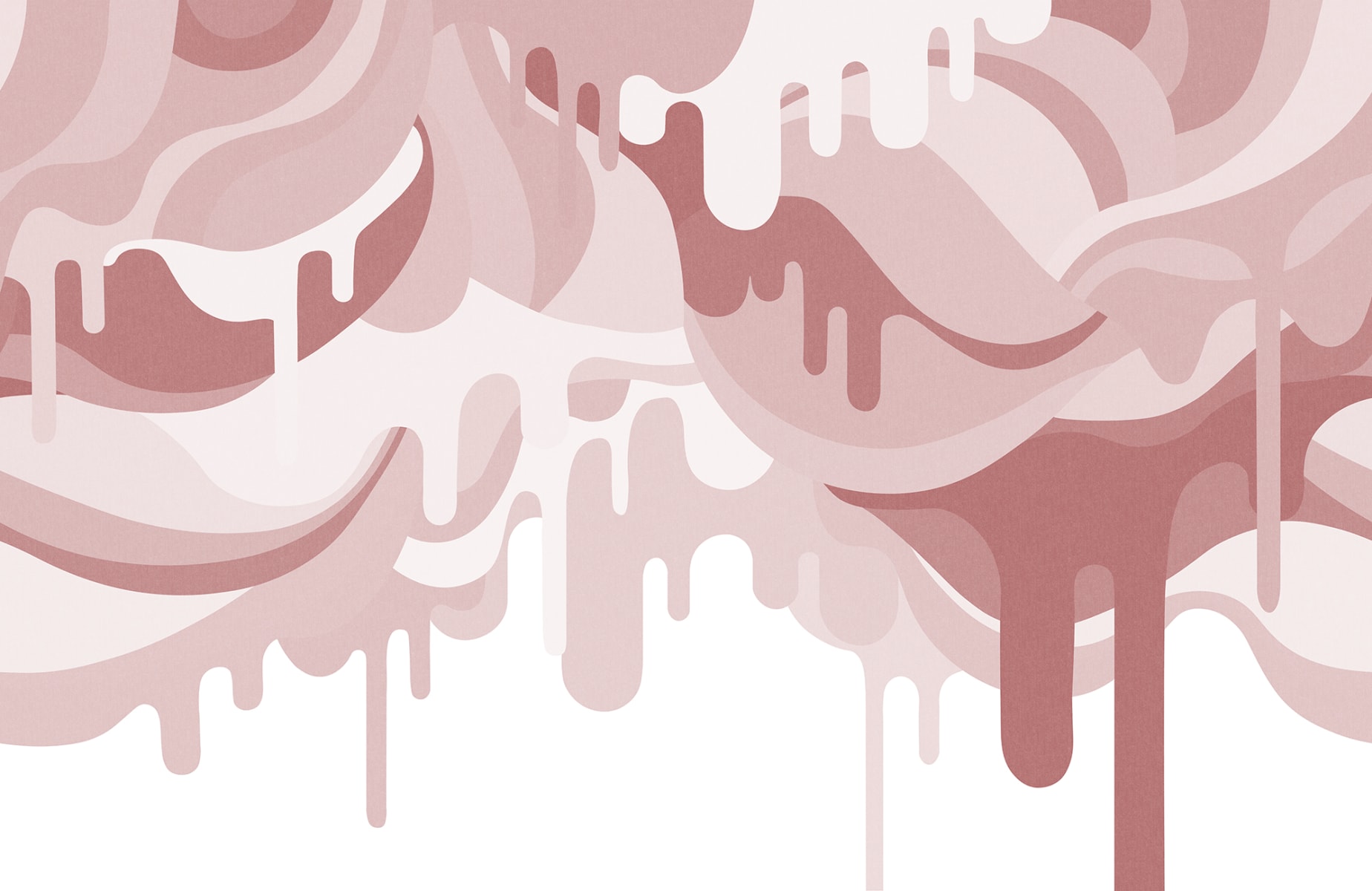 Dripping Ice Cream, Pink