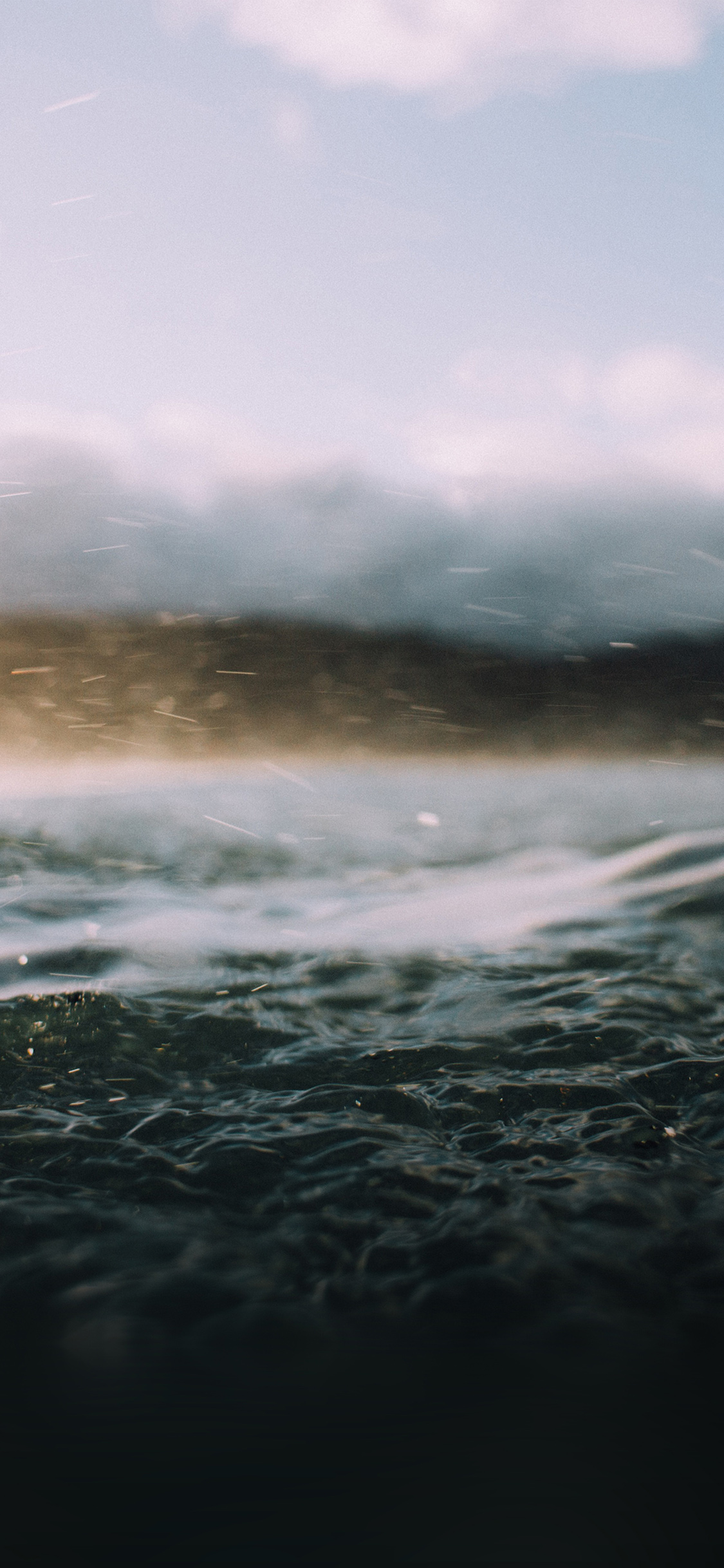 iPhone X wallpaper. water nature river dark