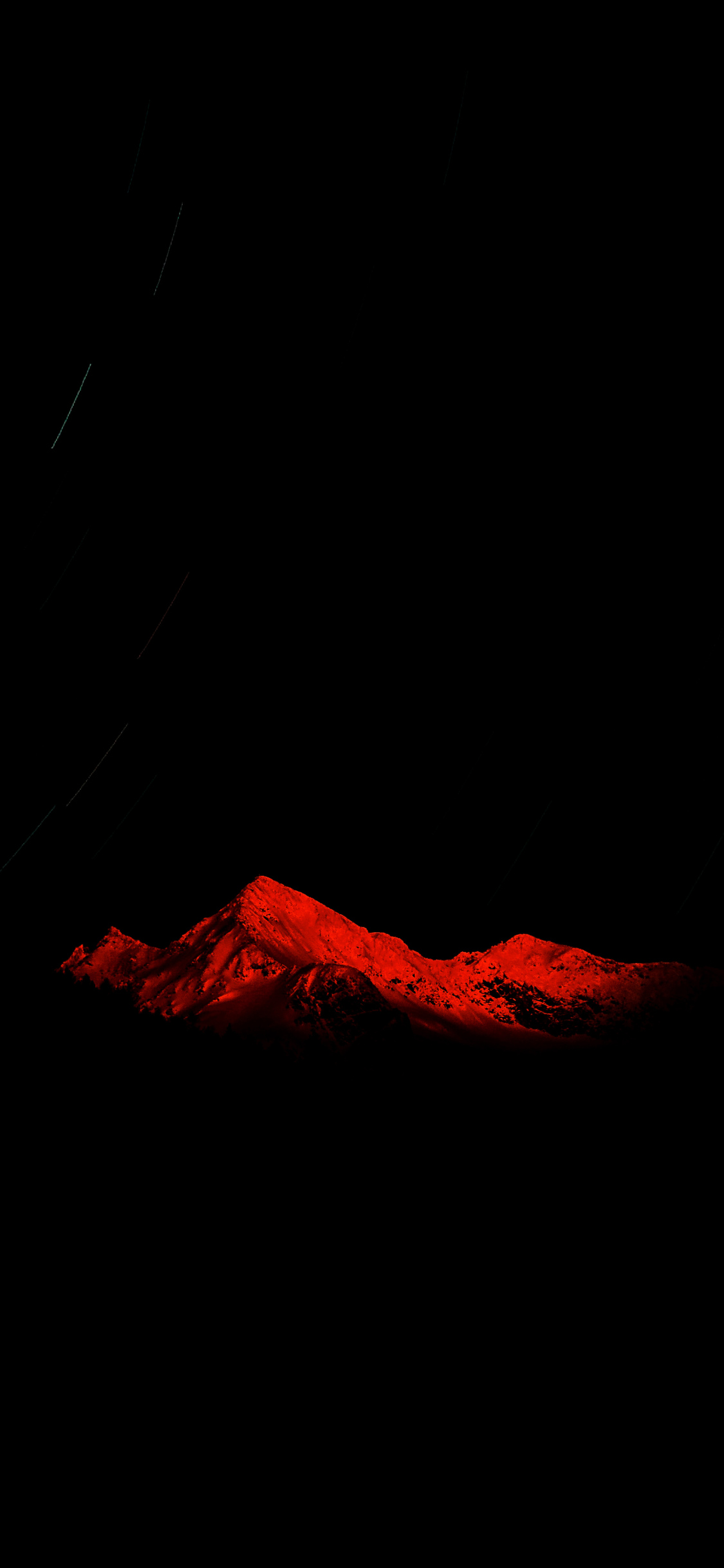 Red Mountain Starry Night Dark 5k iPhone XS, iPhone 10, iPhone X HD 4k Wallpaper, Image, Background, Photo and Picture