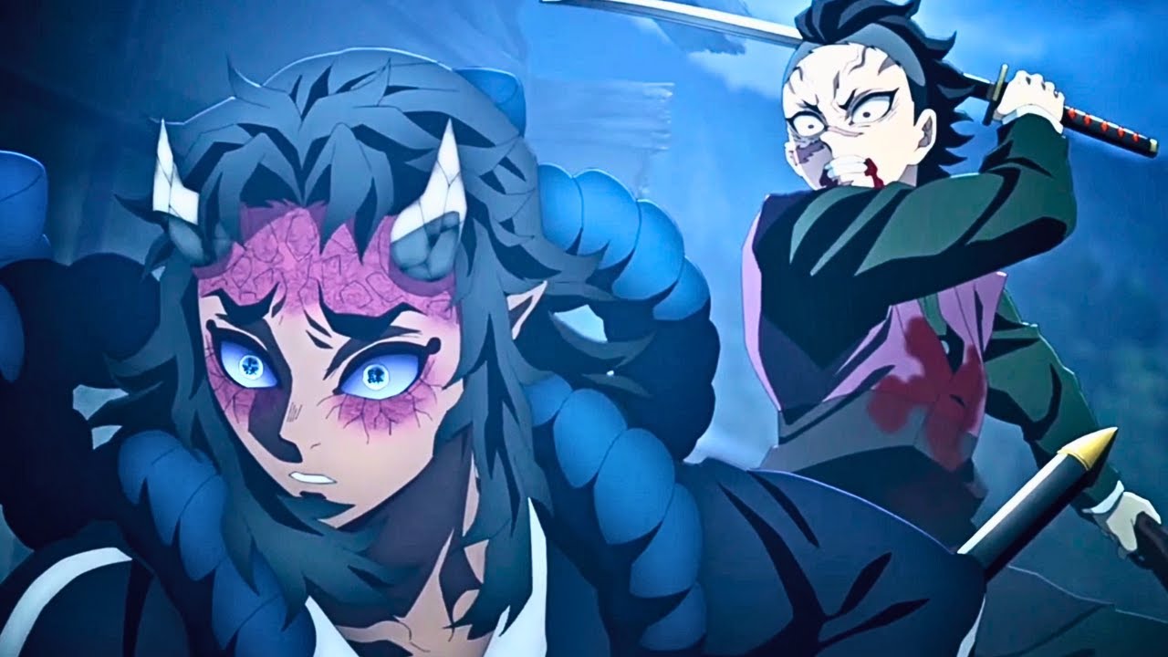 Genya vs Aizetsu [ Hatengu ] ⎮ Demon Slayer saison 3 VF