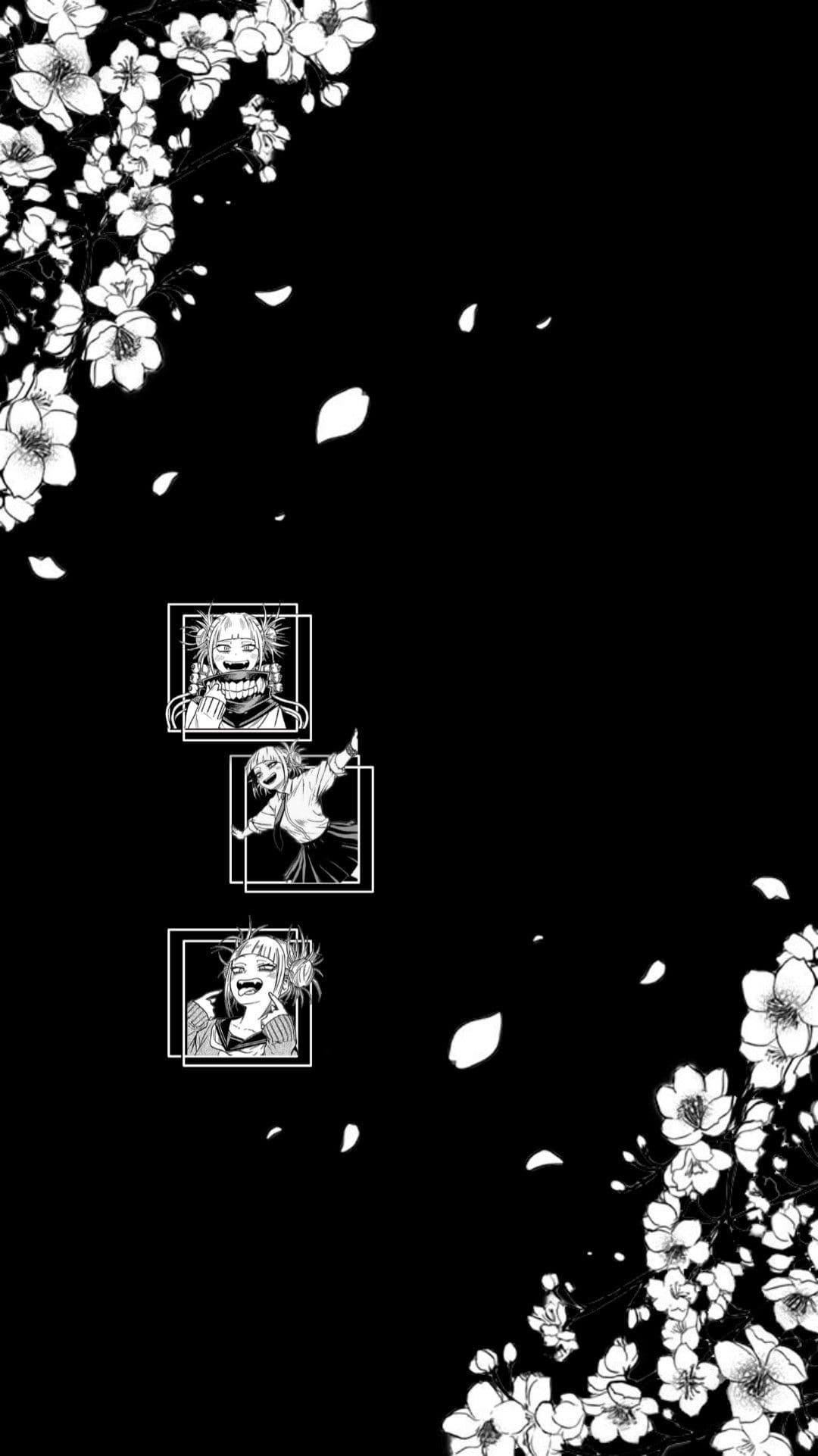 Black Anime Phone Wallpaper