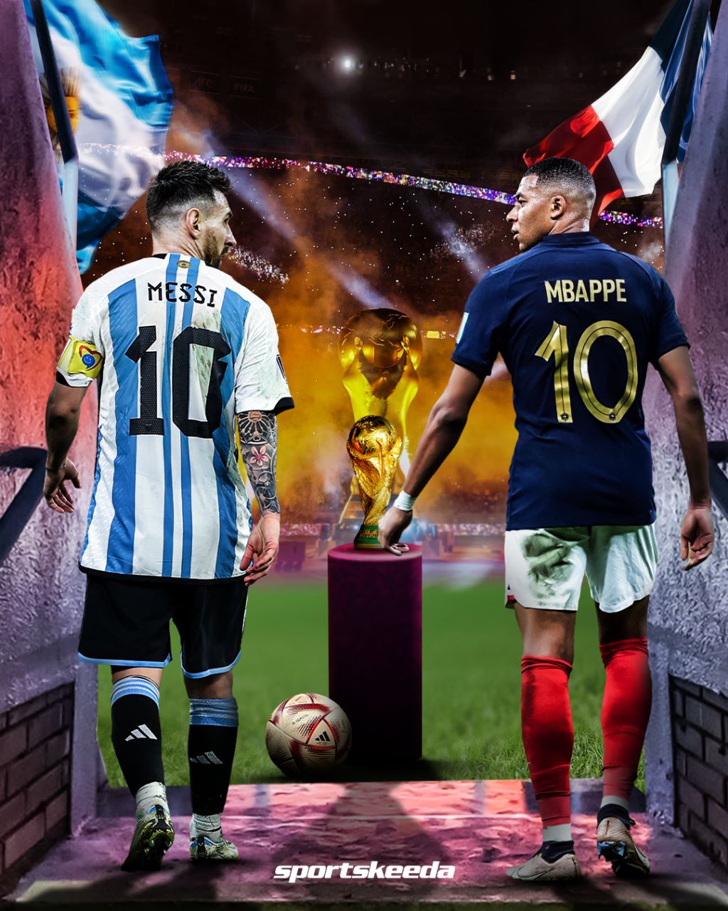 Sportskeeda Football Messi or Kylian Mbappe, who will have the last laugh in Qatar?
