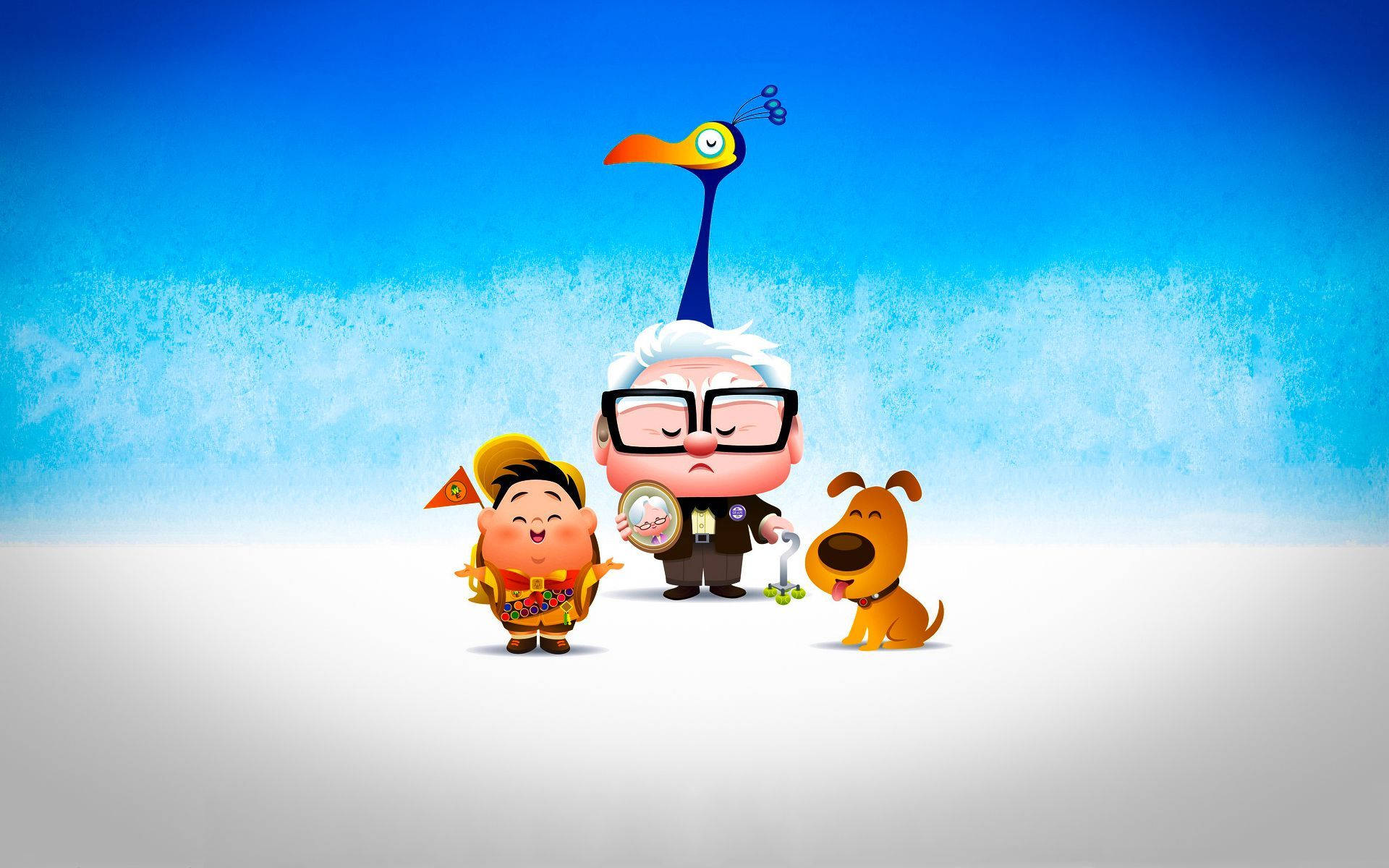 Download Pixar Movie Up Characters Wallpaper