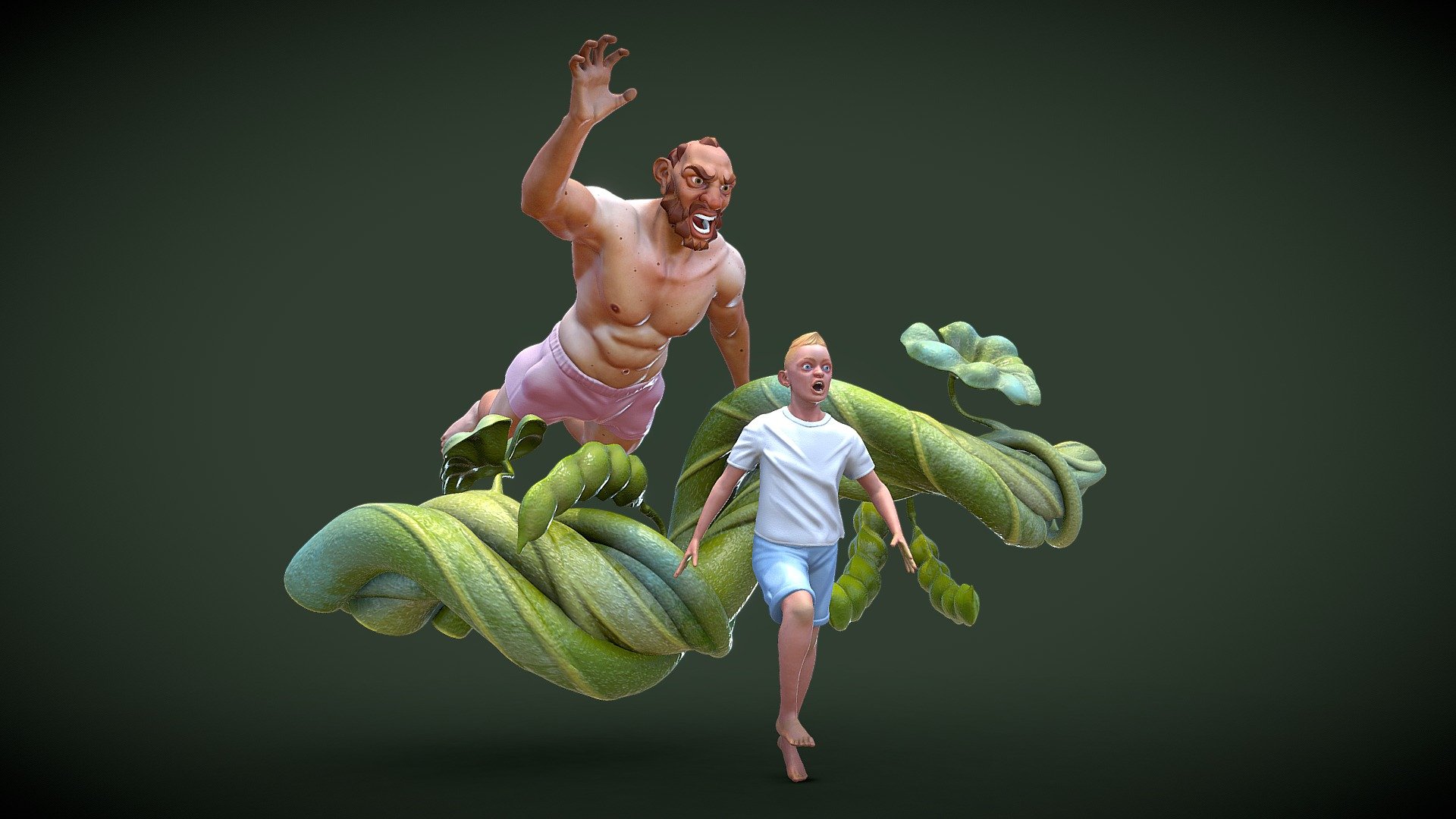 Jack and the Beanstalk model by Melinda Tulleners [ae1325f]