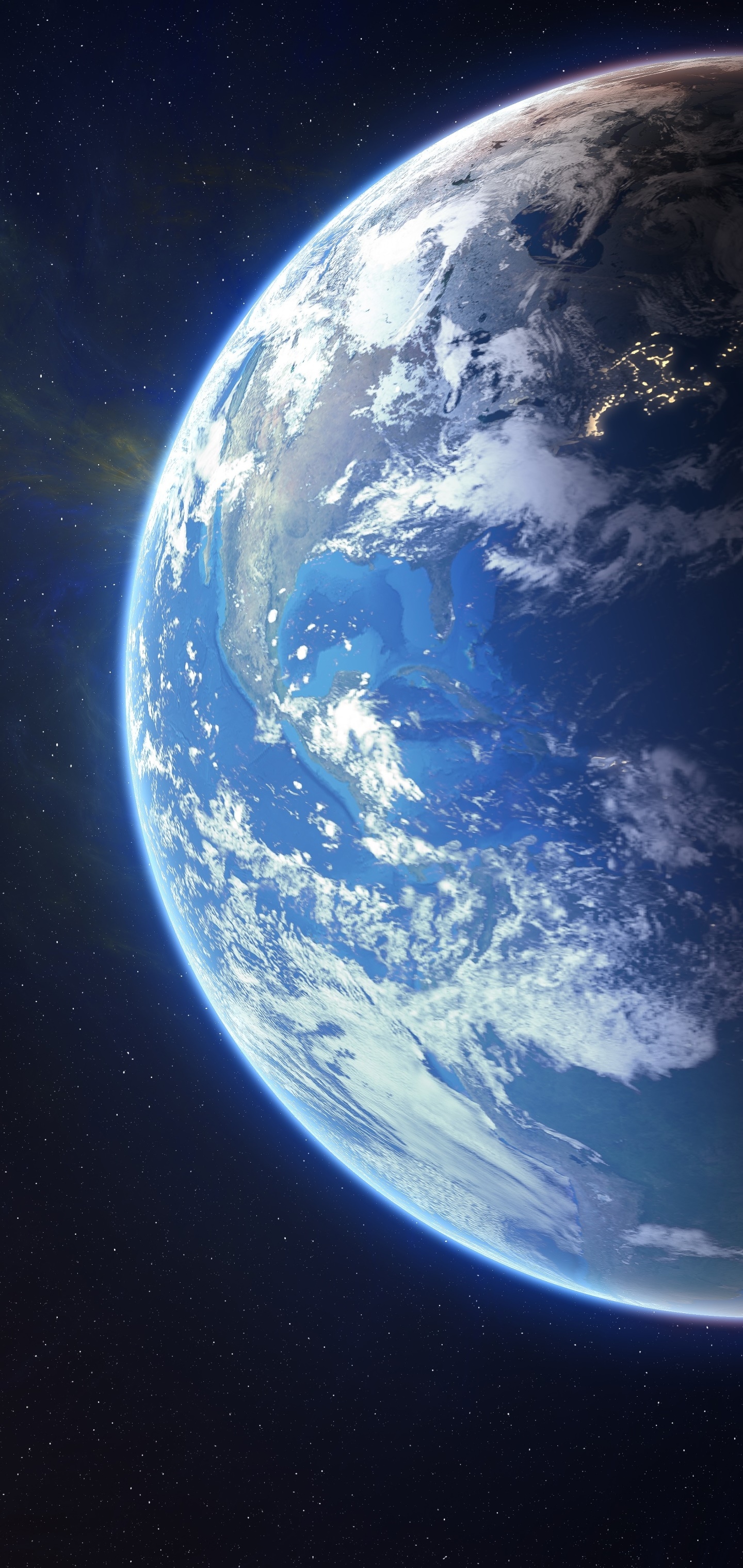 Wallpaper / Earth From Space Phone Wallpaper, Planet, Space, Earth, 1440x3040 free download