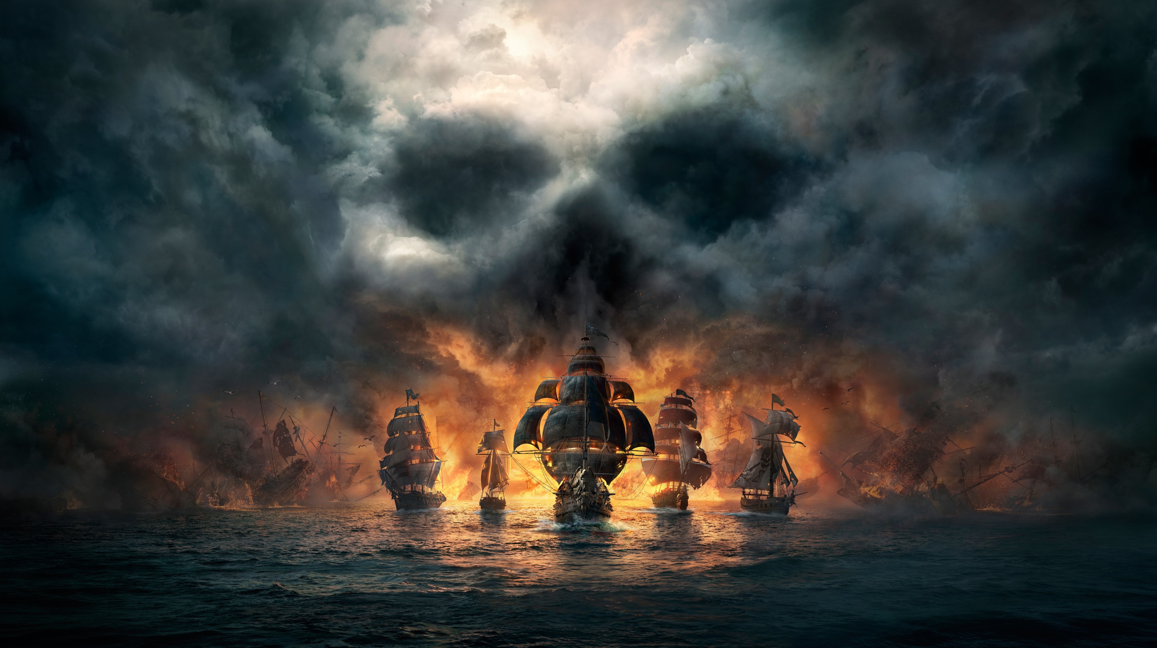 3840x2153 skull and bones 4k windows HD wallpaper free download