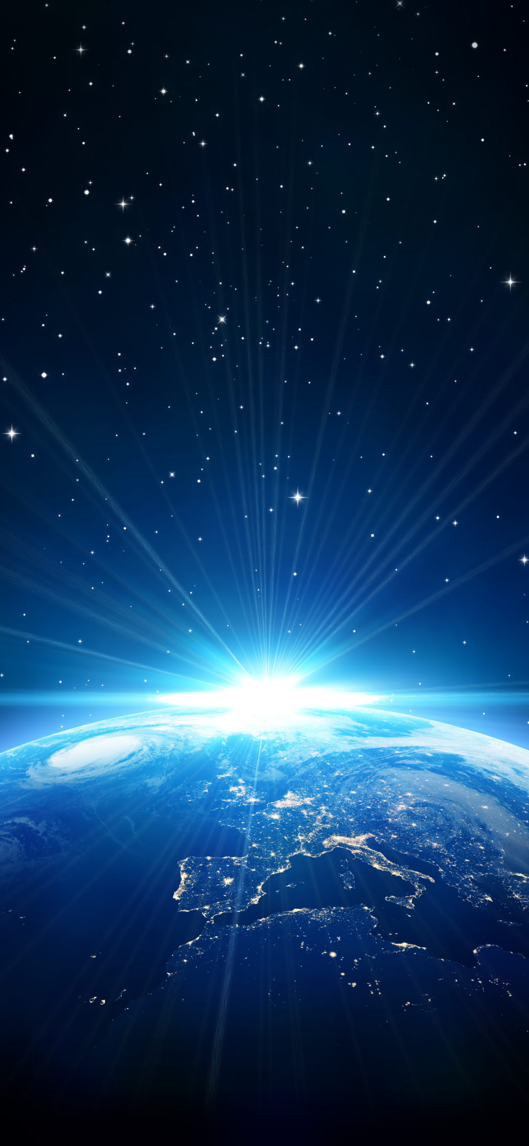 Earth From Space Phone Wallpaper