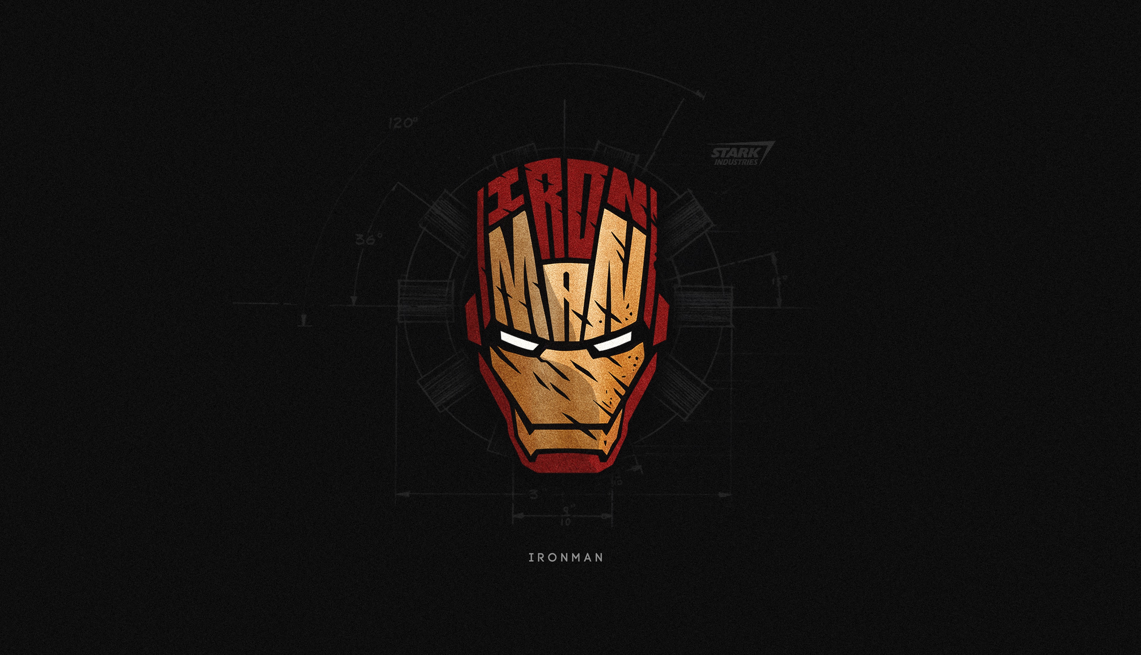 Iron Man Superhero Minimal 4k Wallpaper, HD Superheroes Wallpaper, 4k Wallpaper, Image, Background, Photos and Picture