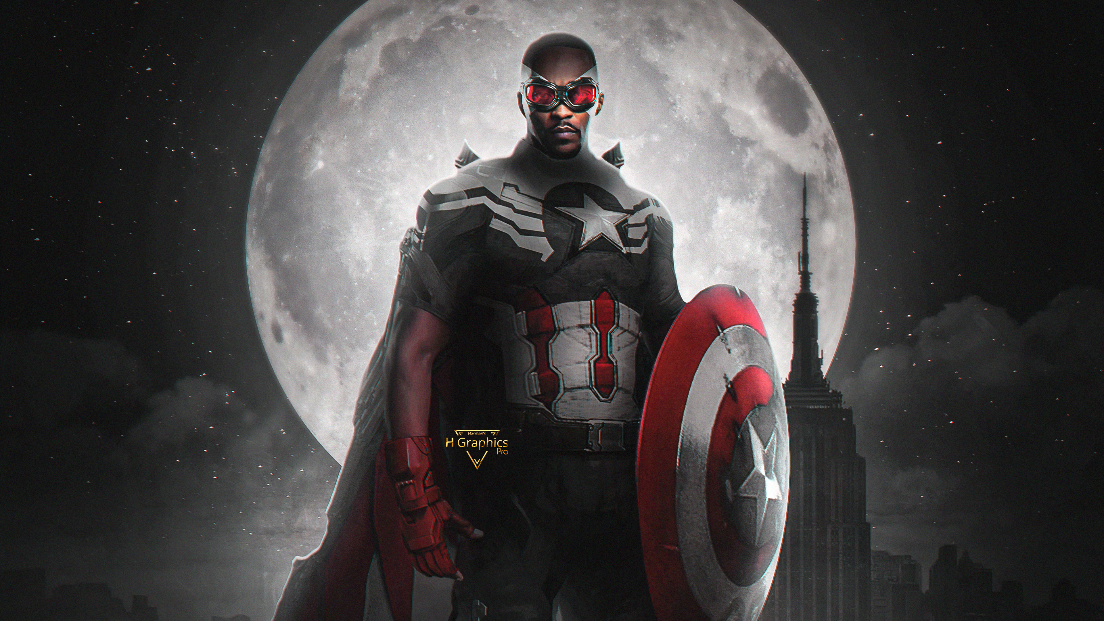 Falcon New Captain America Superhero TV Series 4K Wallpaper
