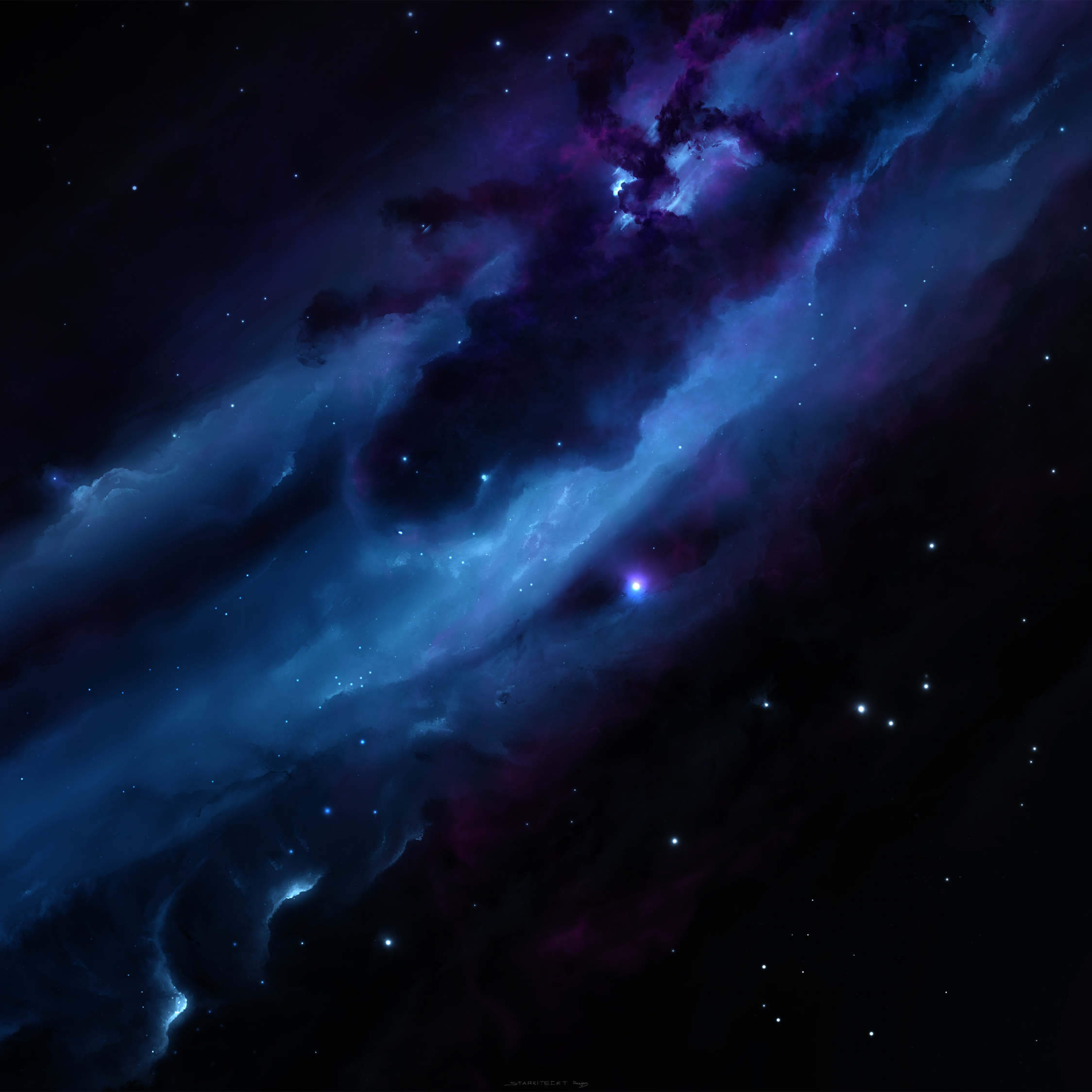 Download wallpaper 2248x2248 galaxy