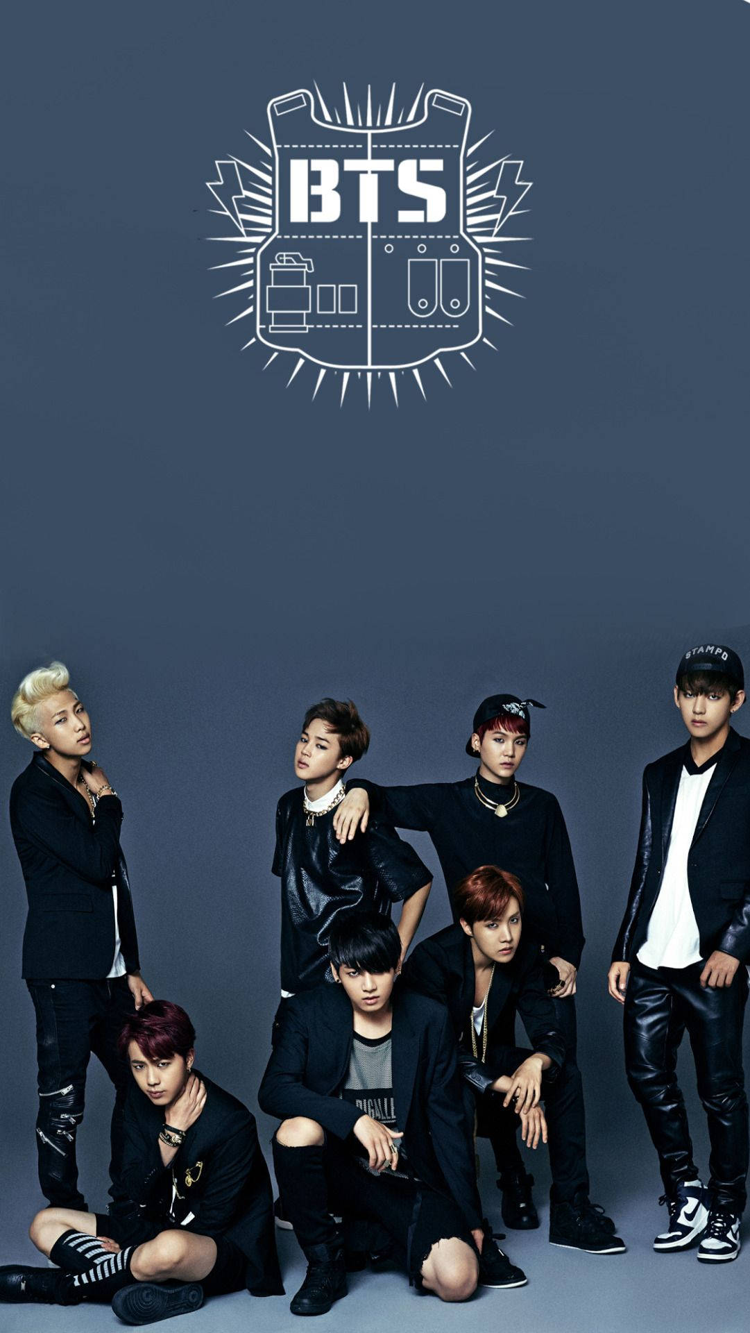 Download 4k Phone Background Bts In Black Wallpaper