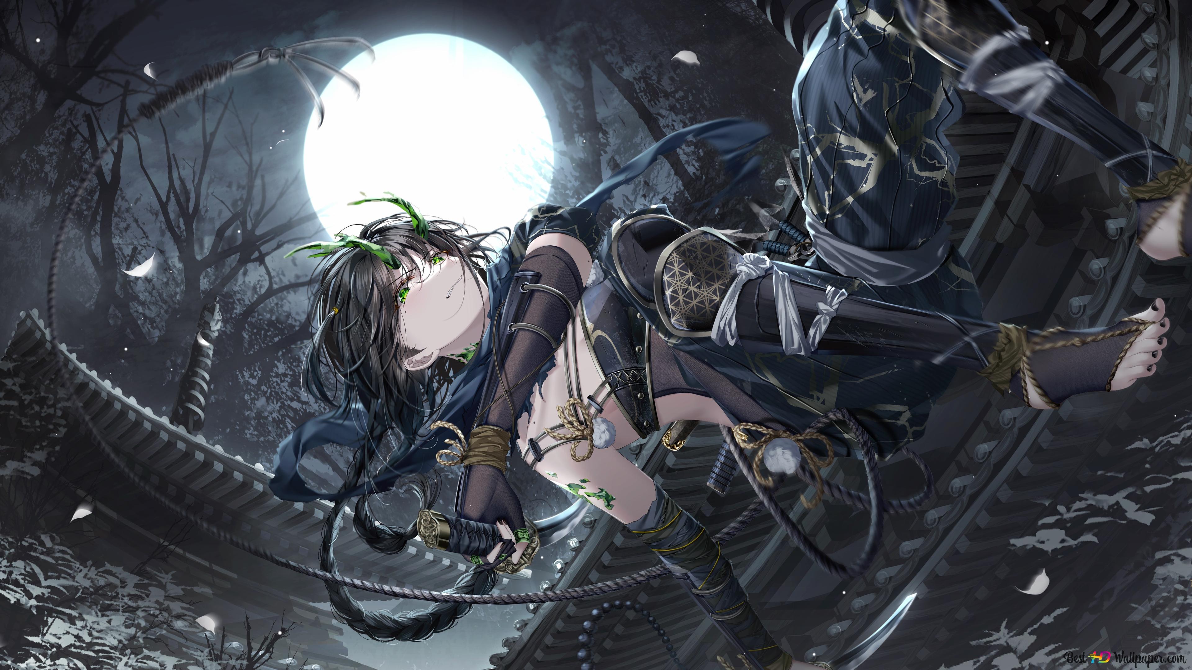 Ninja Girl 4K wallpaper download