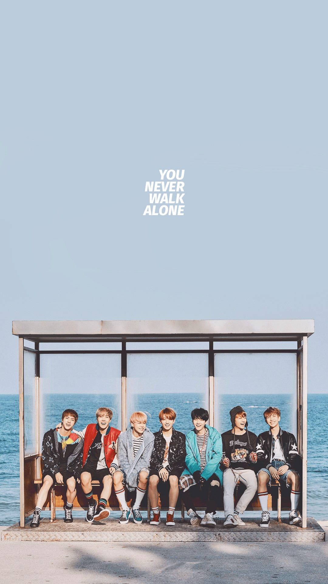 Download 4k Phone Background Bts On Waiting Shed Wallpaper