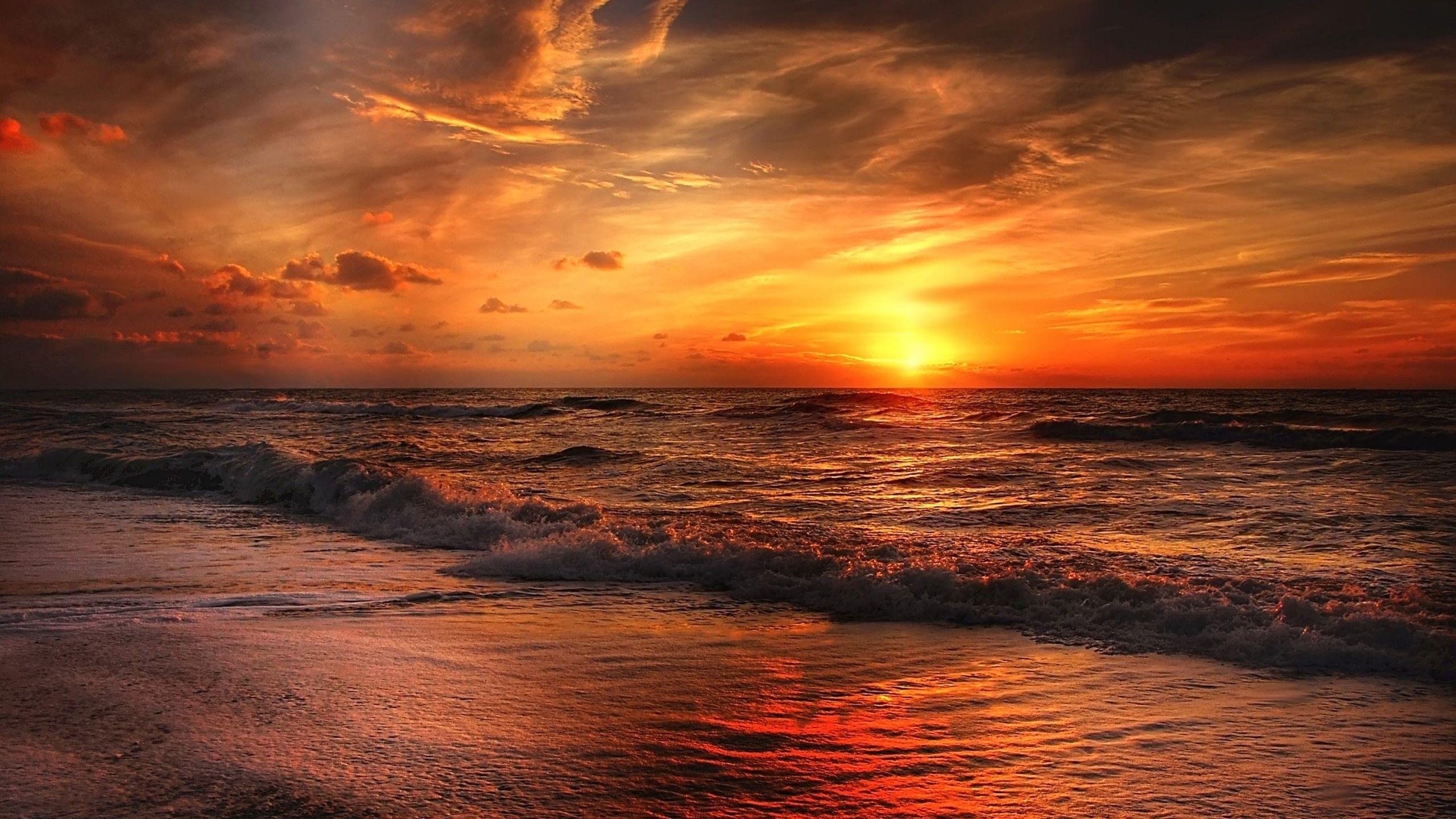 Sea Sunset Wallpaper