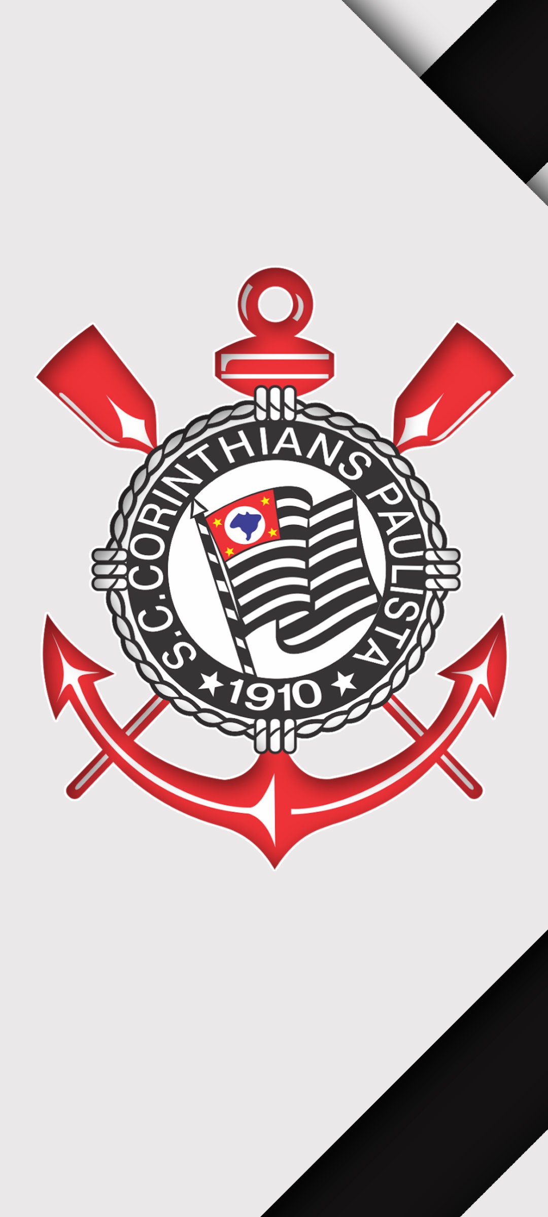 Wallpaper / Sports Sport Club Corinthians Paulista, Emblem, Logo, 1080x2400 Phone Wallpaper