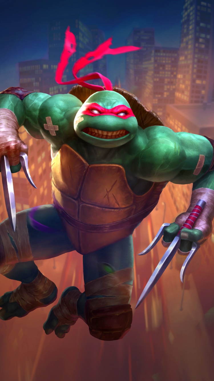 Wallpaper / Video Game Smite Phone Wallpaper, Raphael (TMNT), 750x1334 free download