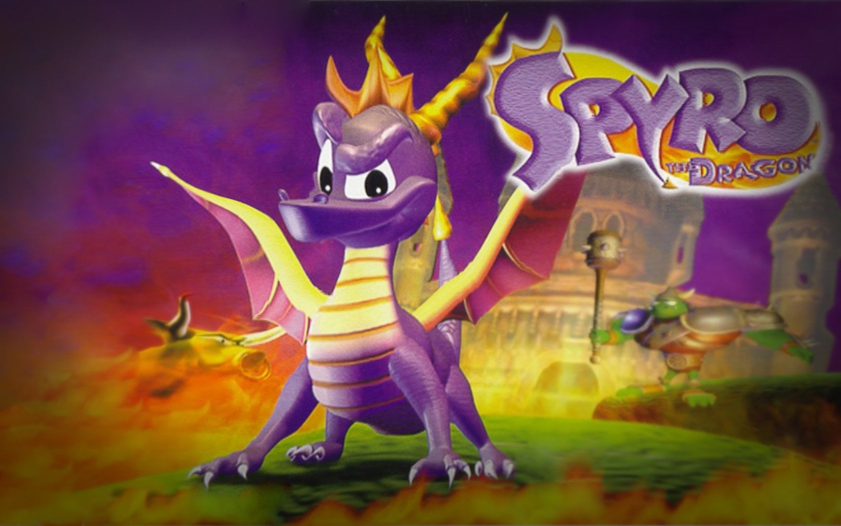 Need Help Finding A 1920x1080 Wallpaper Of The Original Spyro The Dragon Game Case (X Post R PSW)