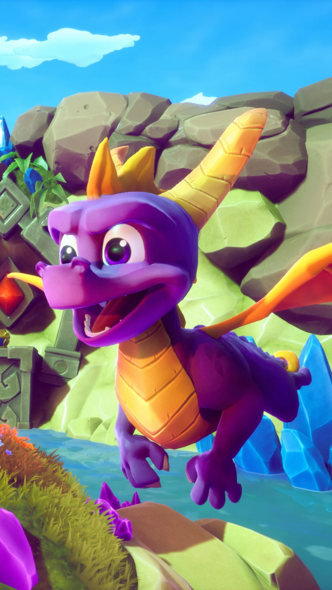 Wallpaper / Video Game Spyro the Dragon Phone Wallpaper, Spyro (Character), Spyro Reignited Trilogy, 1080x1920 free download