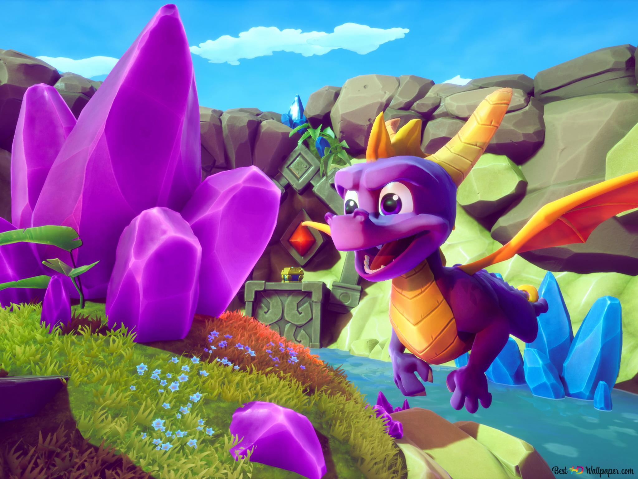 Spyro 4K wallpaper download