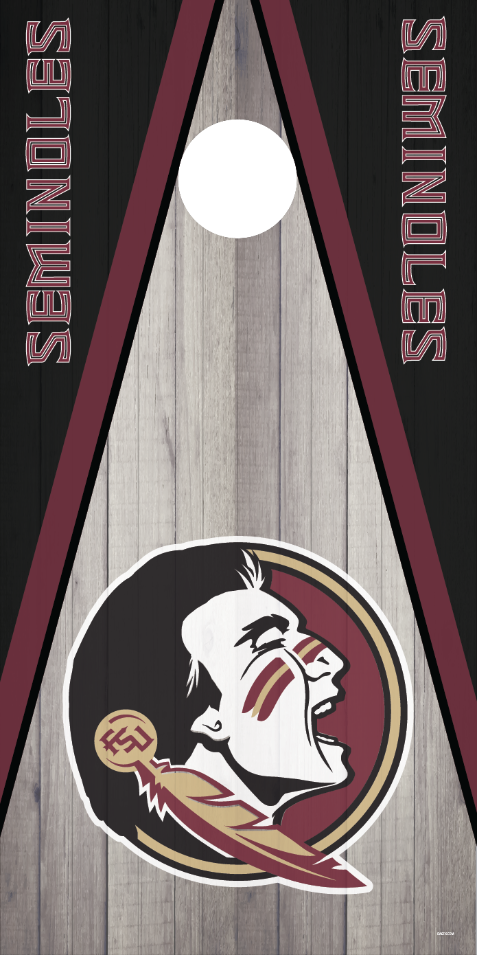 Seminoles Cornhole Board Skins (Pair)